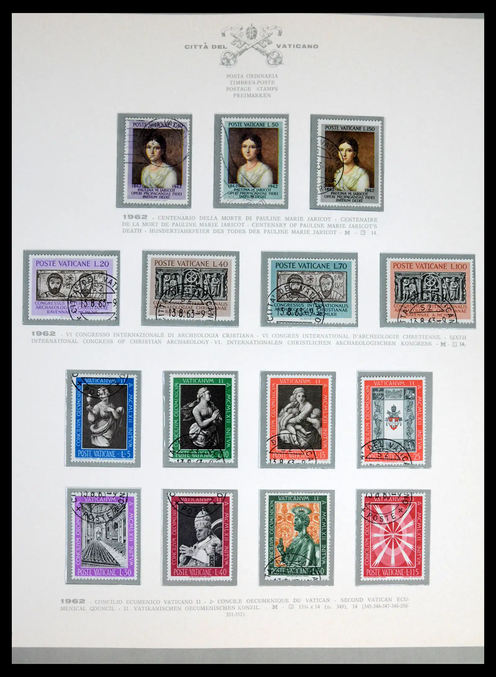 42216 0033 - Stamp collection 42216 Vatican complete 1929-1972.