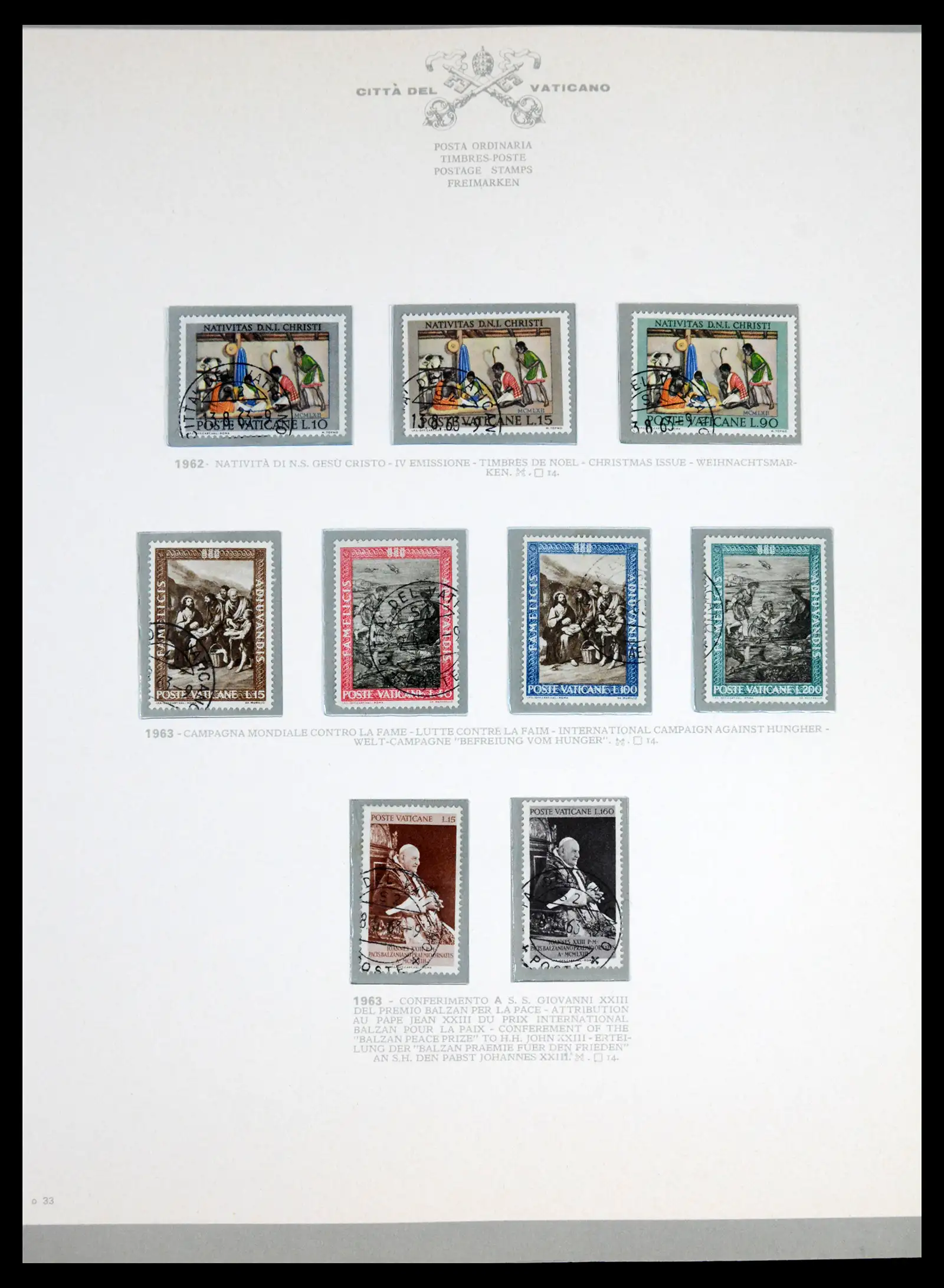42216 0034 - Stamp collection 42216 Vatican complete 1929-1972.