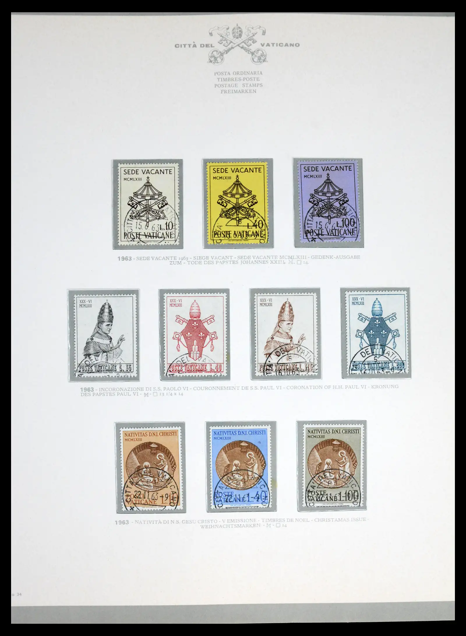 42216 0035 - Stamp collection 42216 Vatican complete 1929-1972.