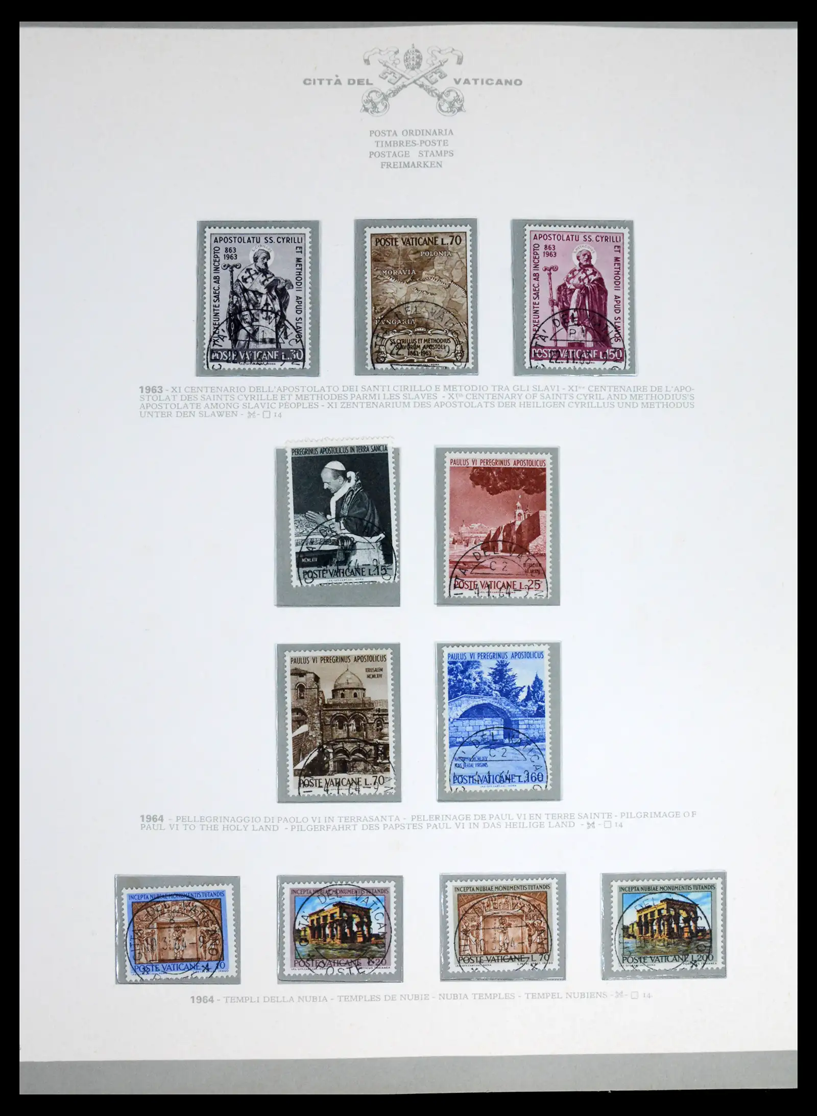 42216 0036 - Stamp collection 42216 Vatican complete 1929-1972.