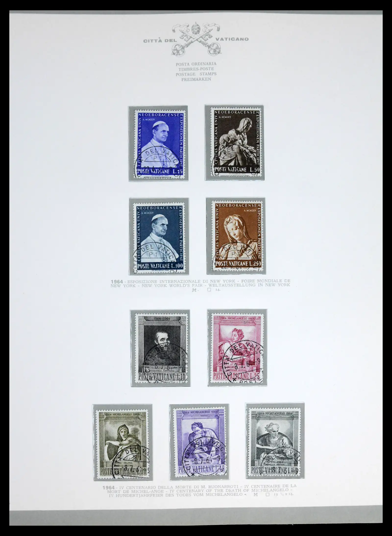 42216 0037 - Stamp collection 42216 Vatican complete 1929-1972.