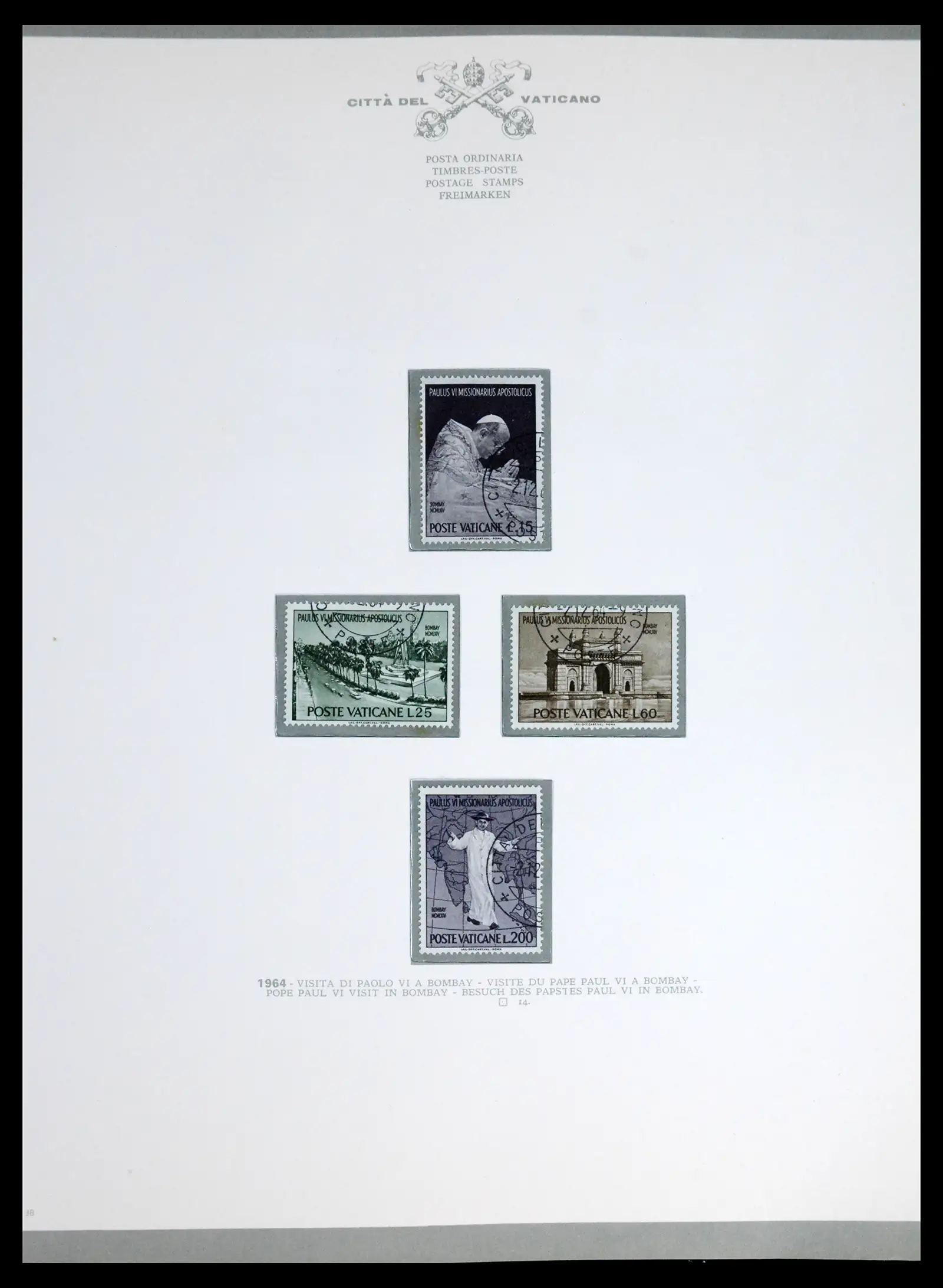 42216 0039 - Stamp collection 42216 Vatican complete 1929-1972.