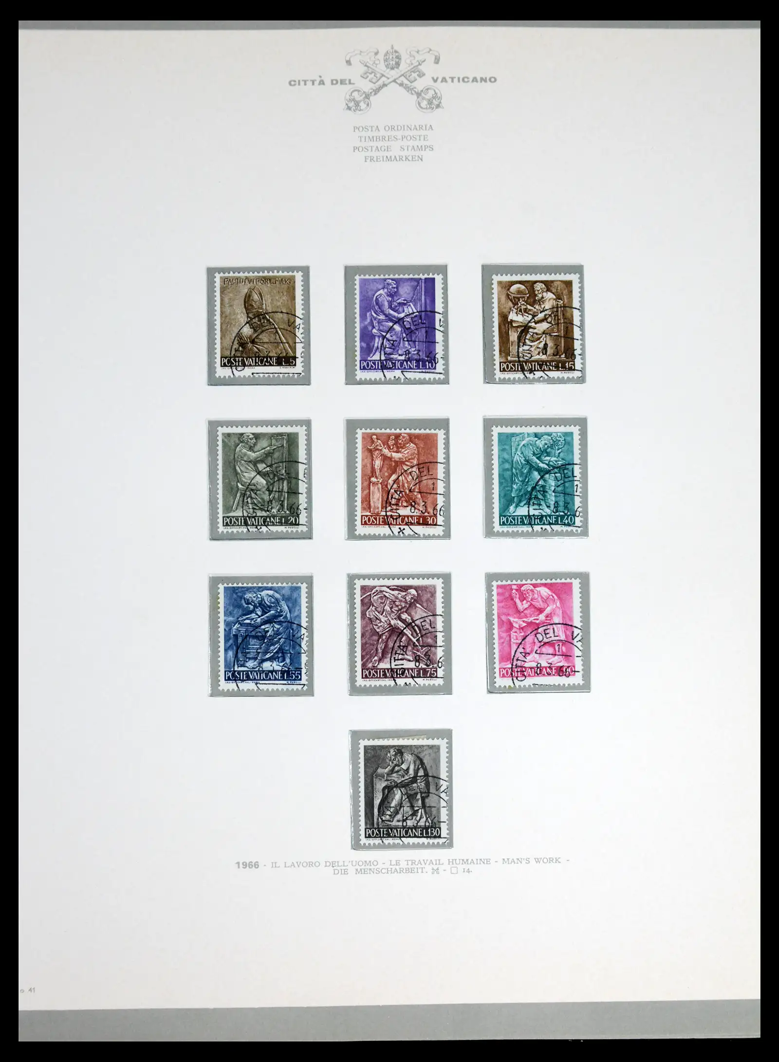 42216 0042 - Stamp collection 42216 Vatican complete 1929-1972.
