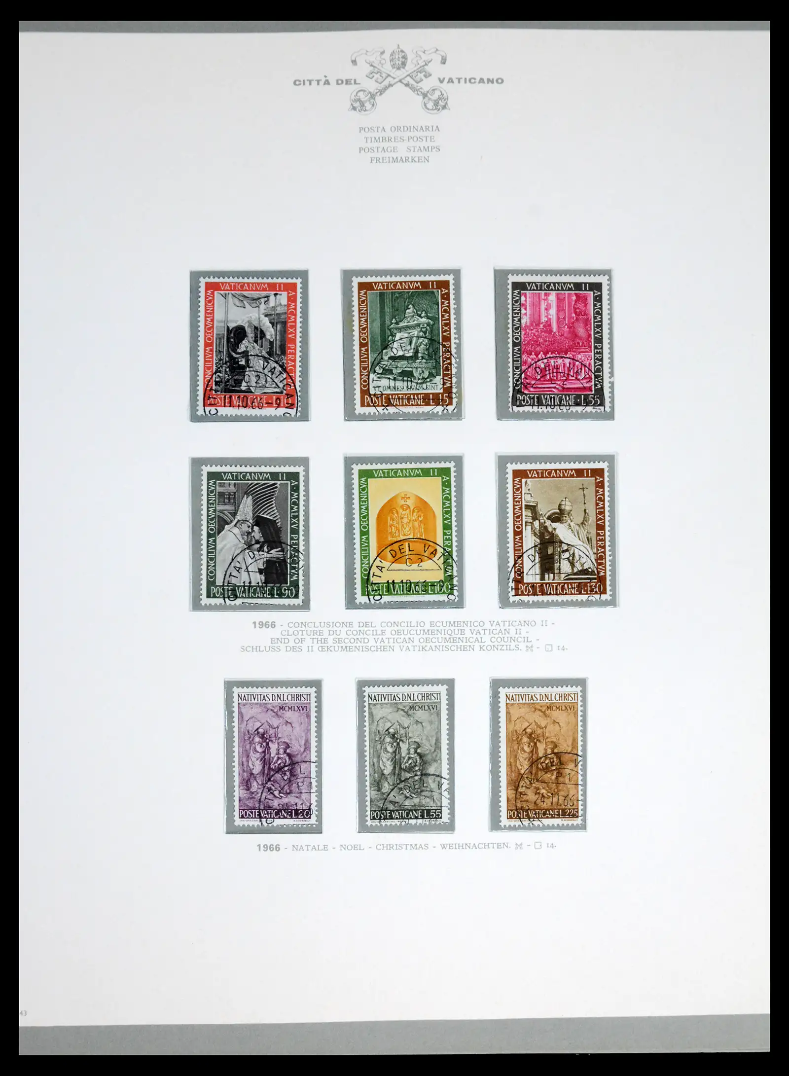 42216 0044 - Stamp collection 42216 Vatican complete 1929-1972.