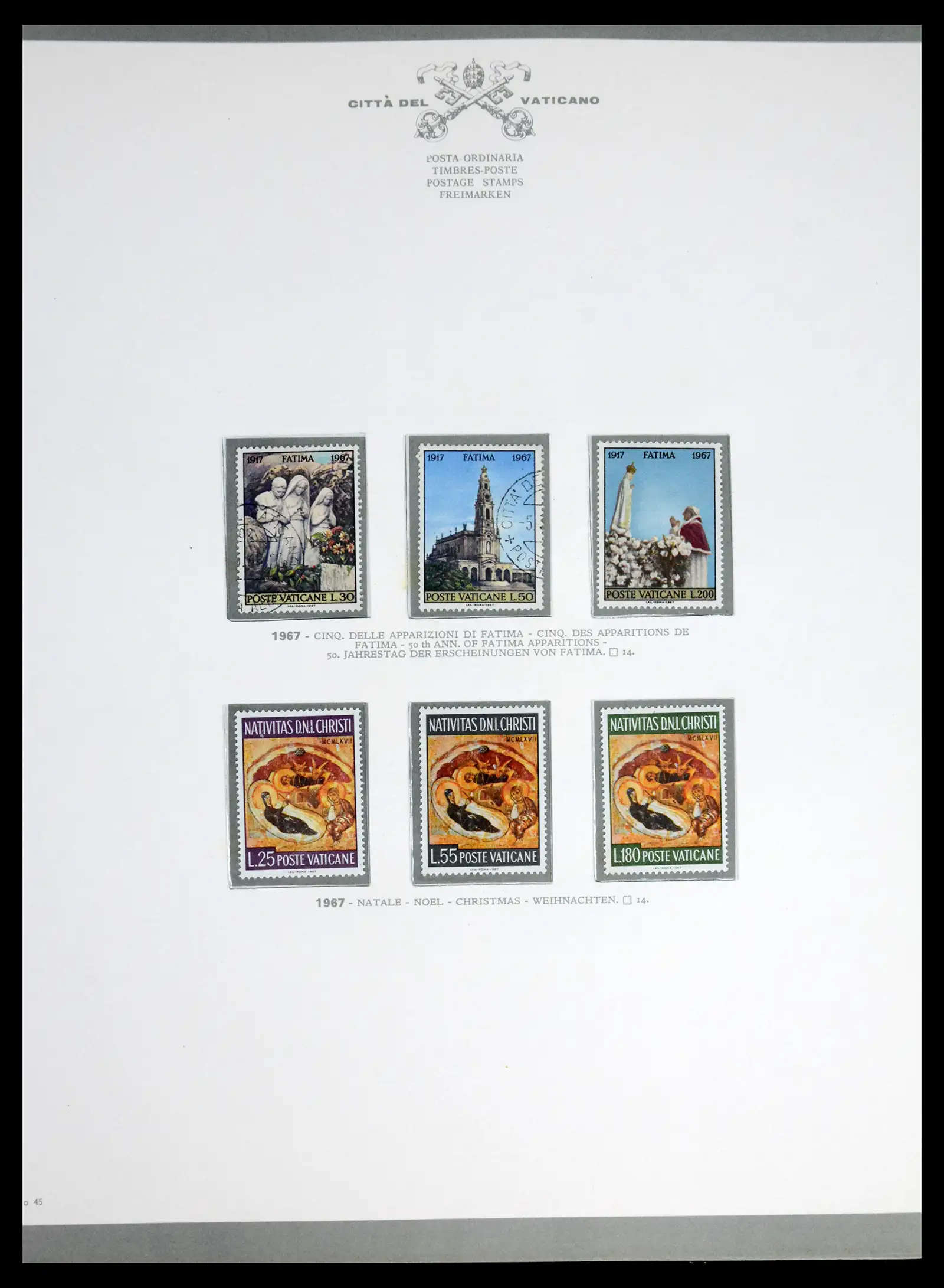 42216 0046 - Stamp collection 42216 Vatican complete 1929-1972.