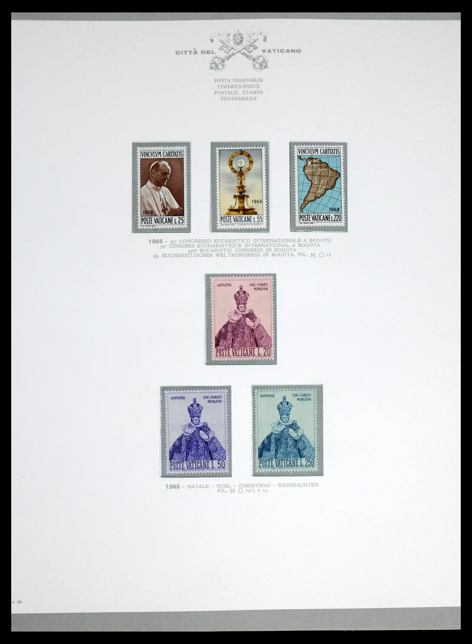 42216 0047 - Stamp collection 42216 Vatican complete 1929-1972.
