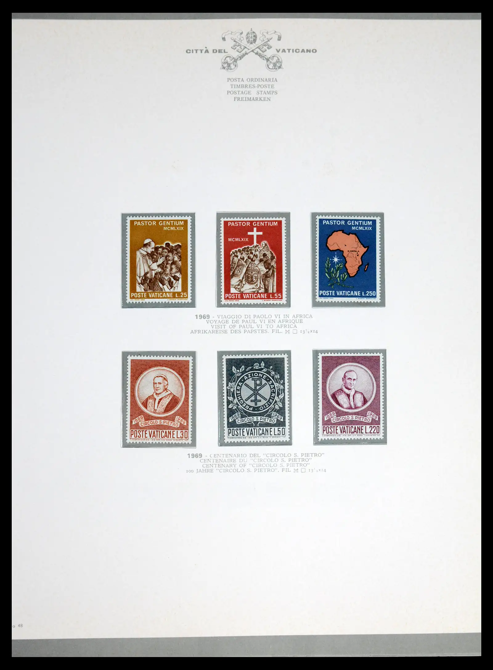 42216 0049 - Stamp collection 42216 Vatican complete 1929-1972.