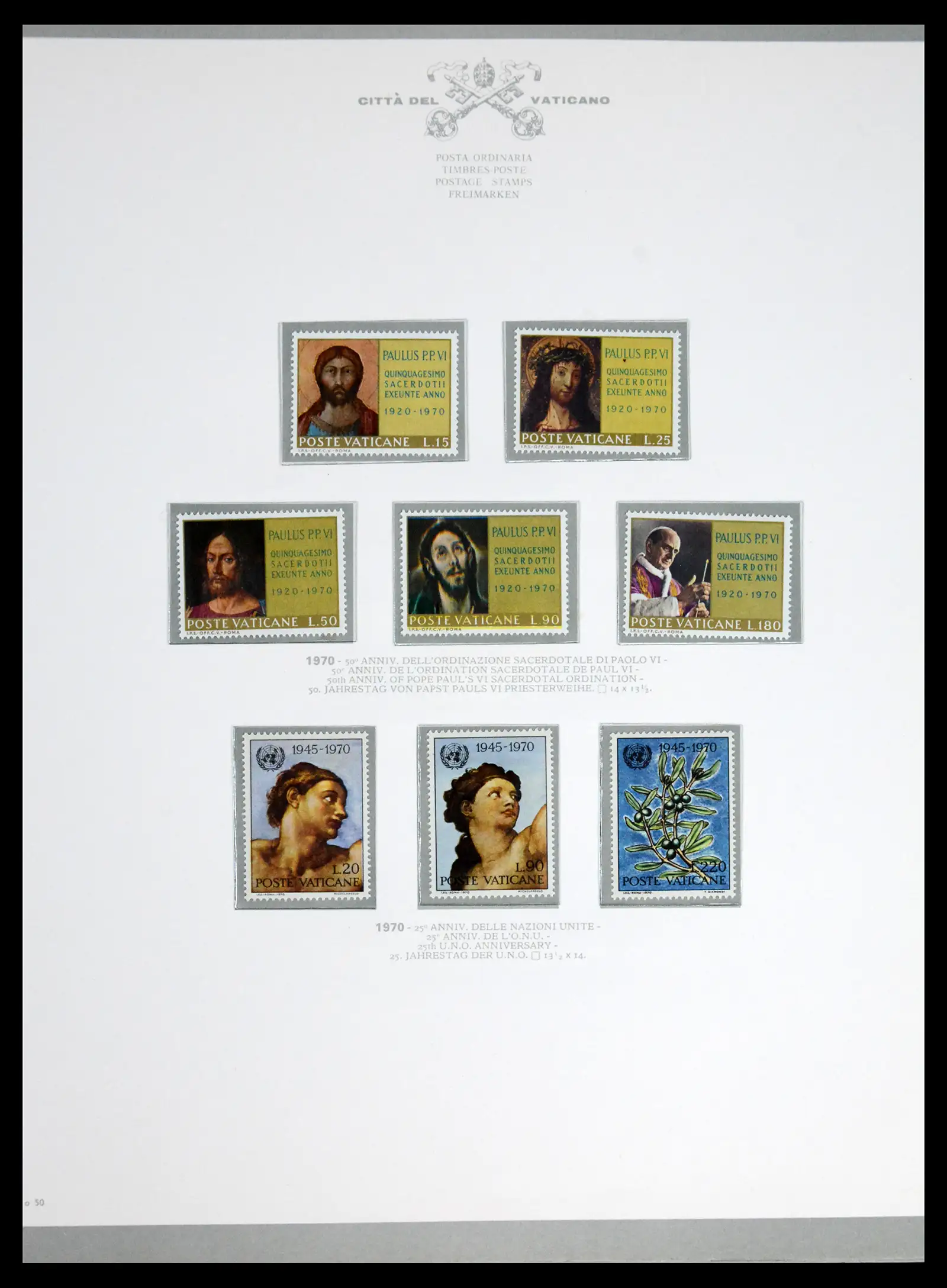 42216 0051 - Stamp collection 42216 Vatican complete 1929-1972.