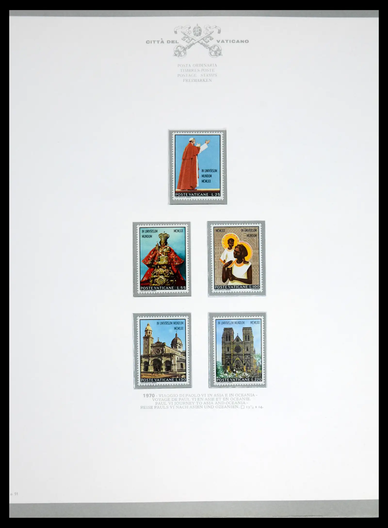 42216 0052 - Stamp collection 42216 Vatican complete 1929-1972.