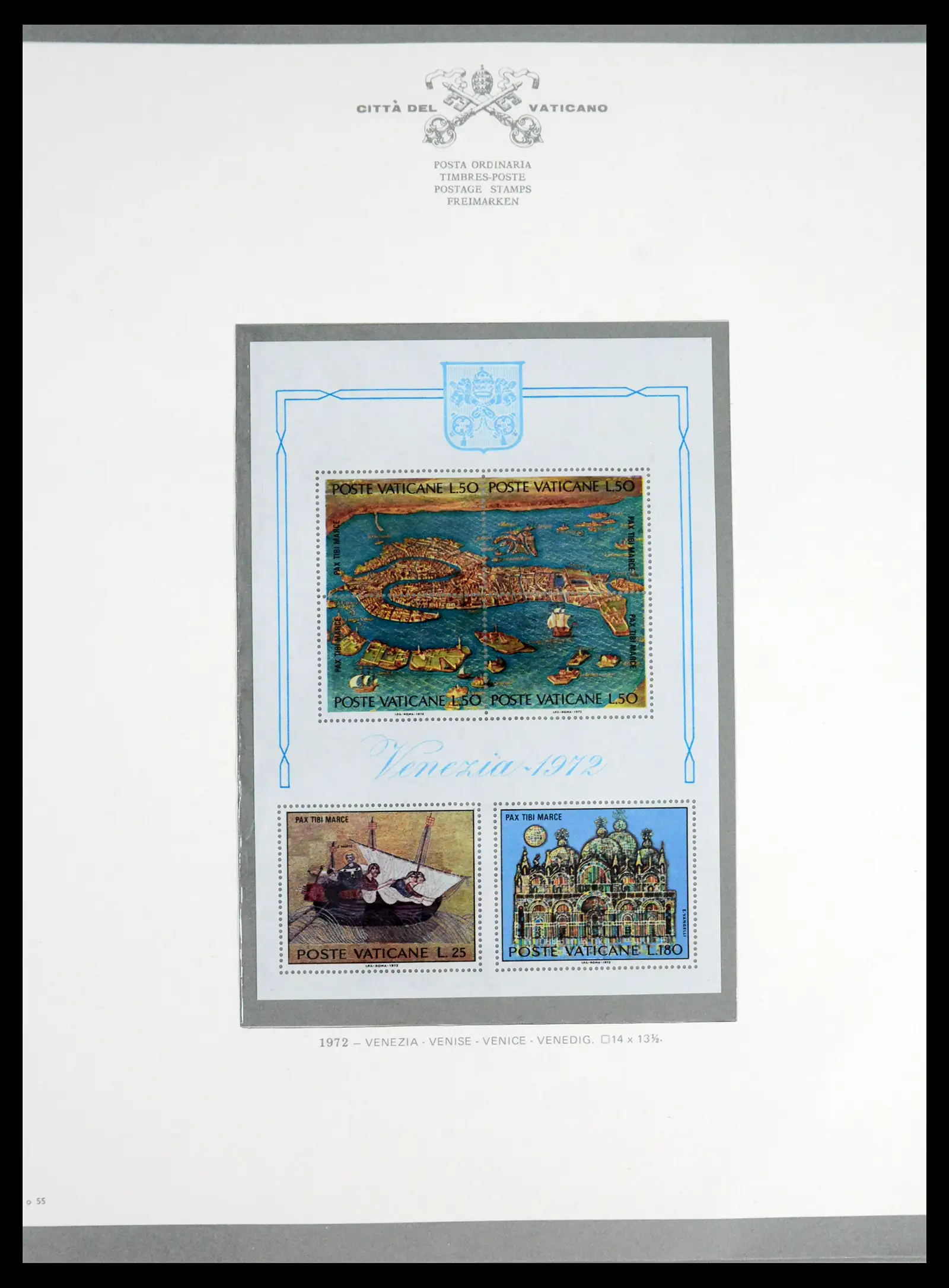 42216 0056 - Stamp collection 42216 Vatican complete 1929-1972.