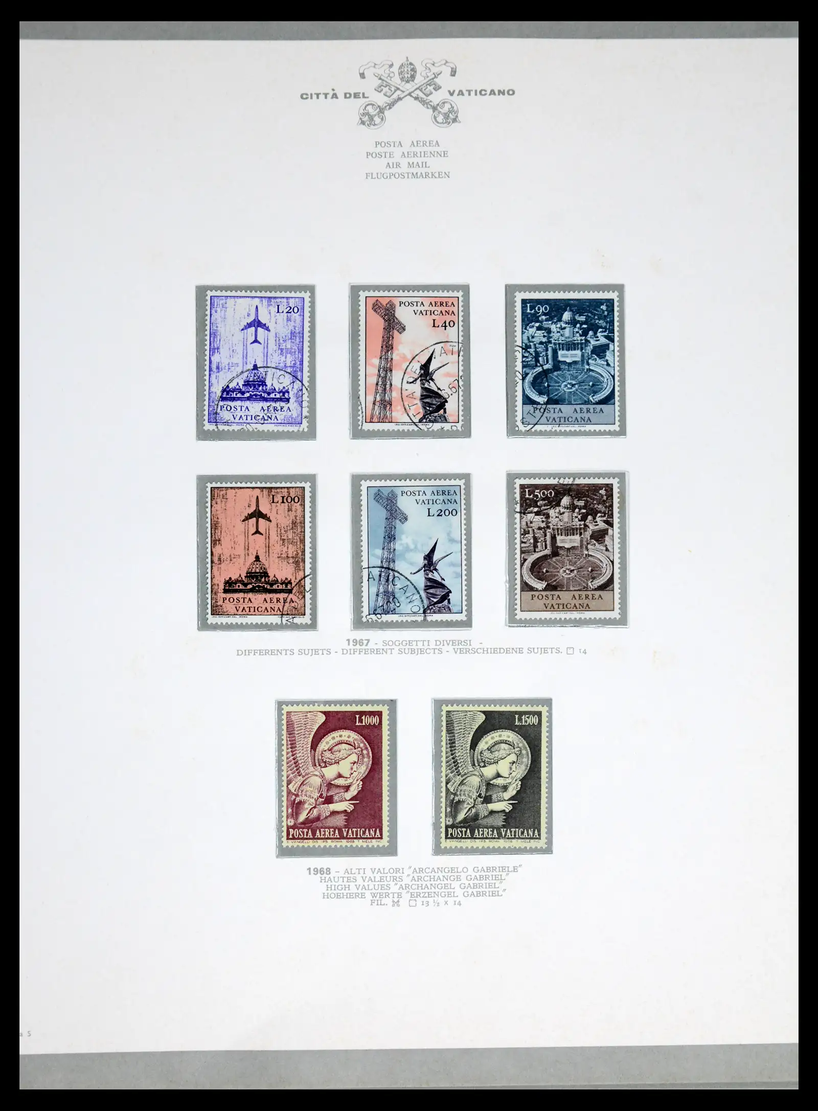 42216 0062 - Stamp collection 42216 Vatican complete 1929-1972.
