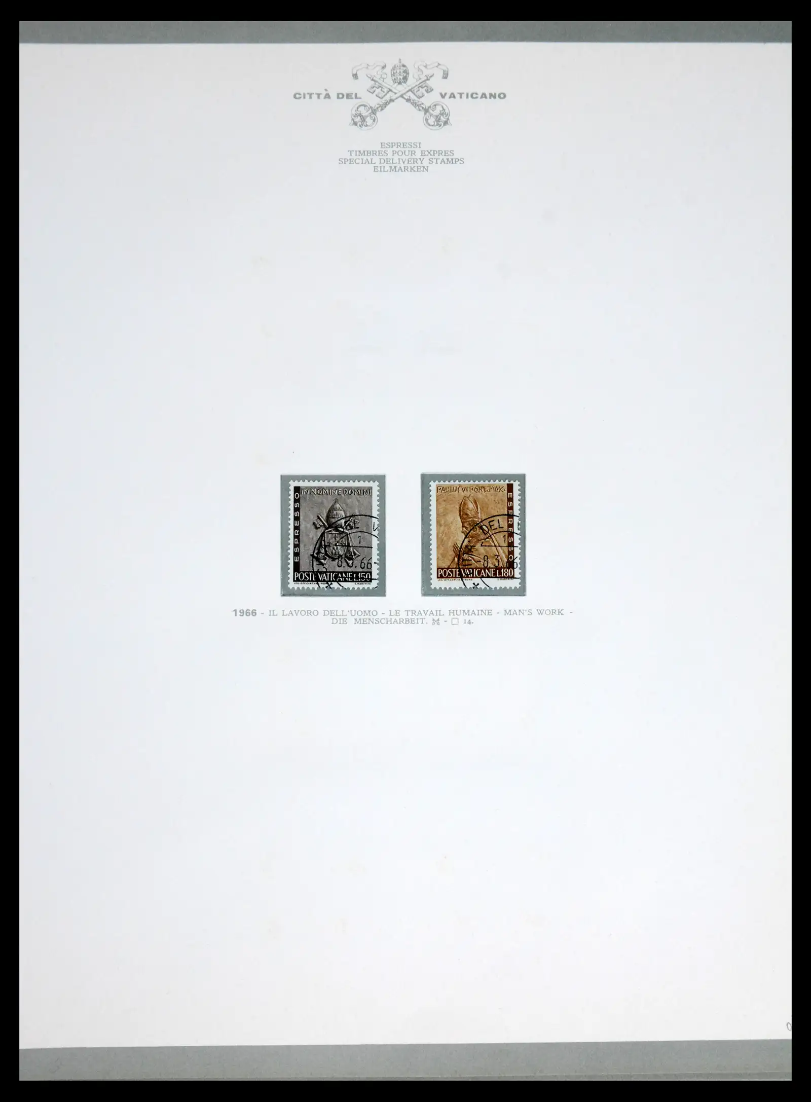 42216 0066 - Stamp collection 42216 Vatican complete 1929-1972.
