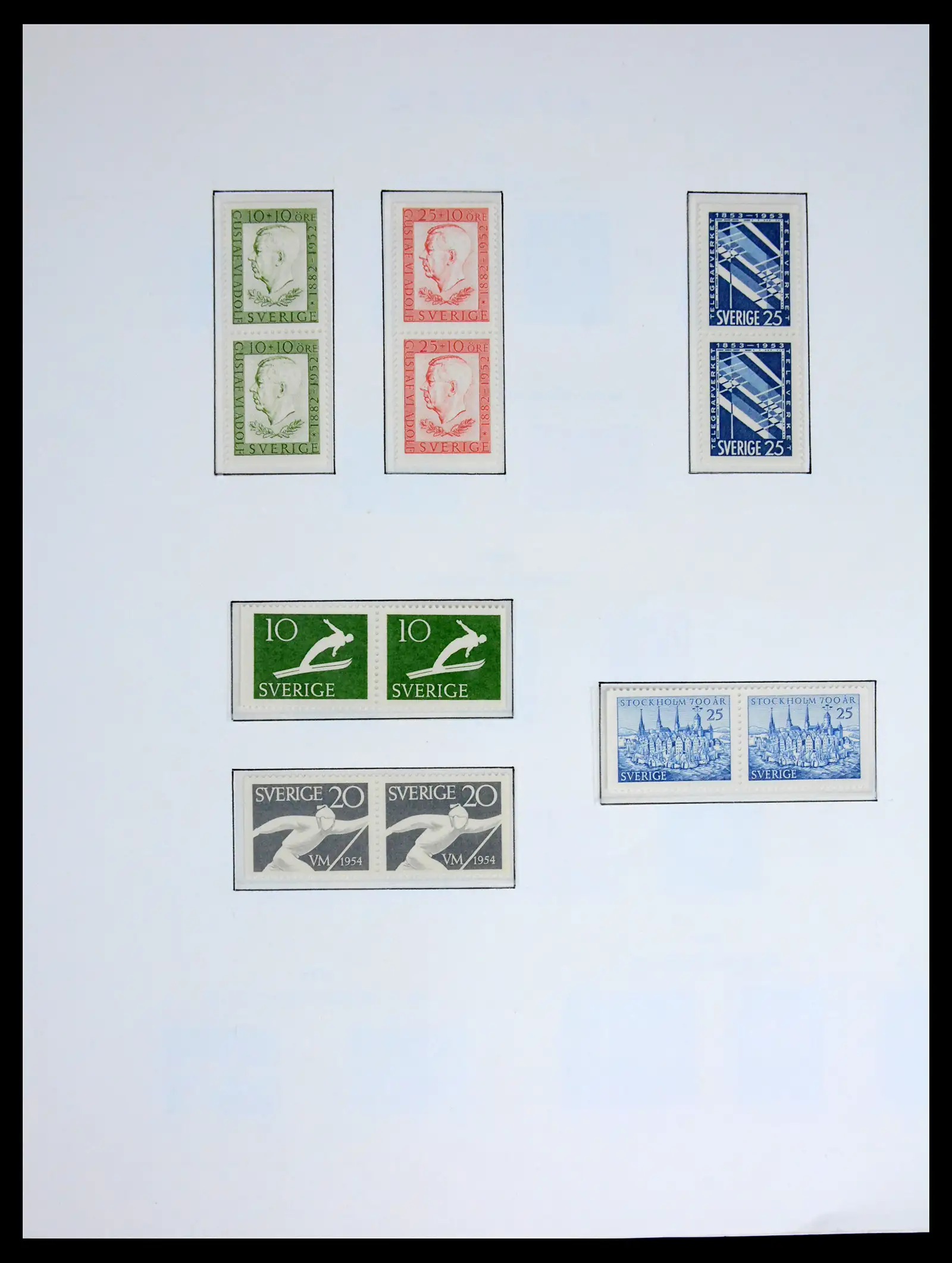 42217 0020 - Stamp collection 42217 Sweden 1855-1979.