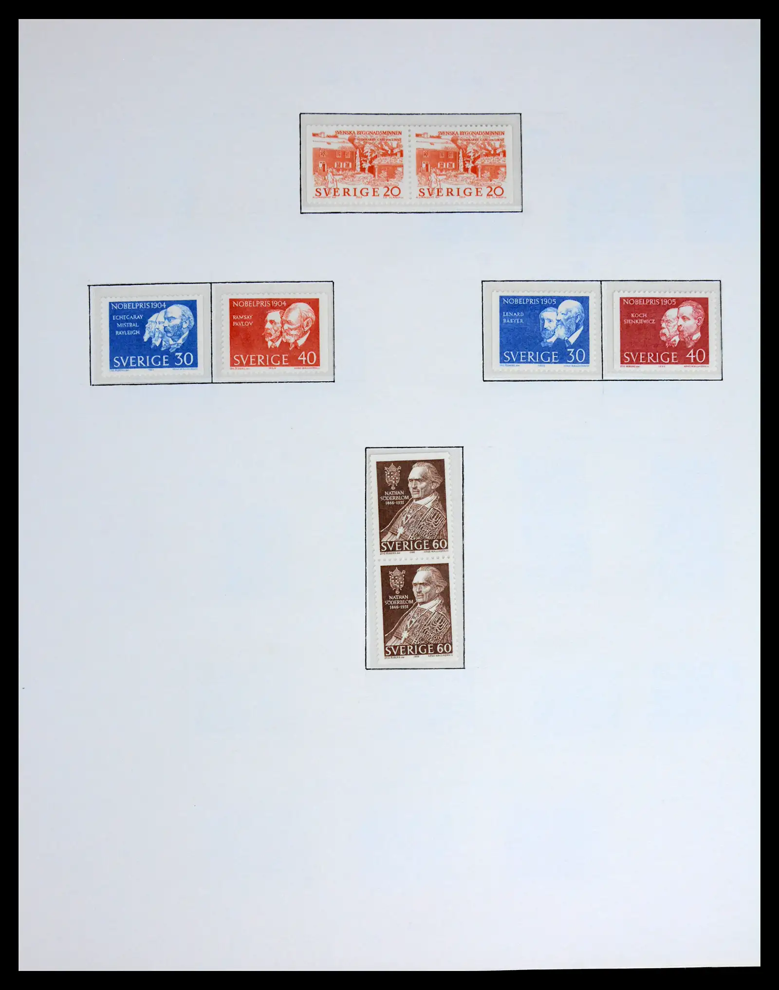 42217 0032 - Postzegelverzameling 42217 Zweden 1855-1979.