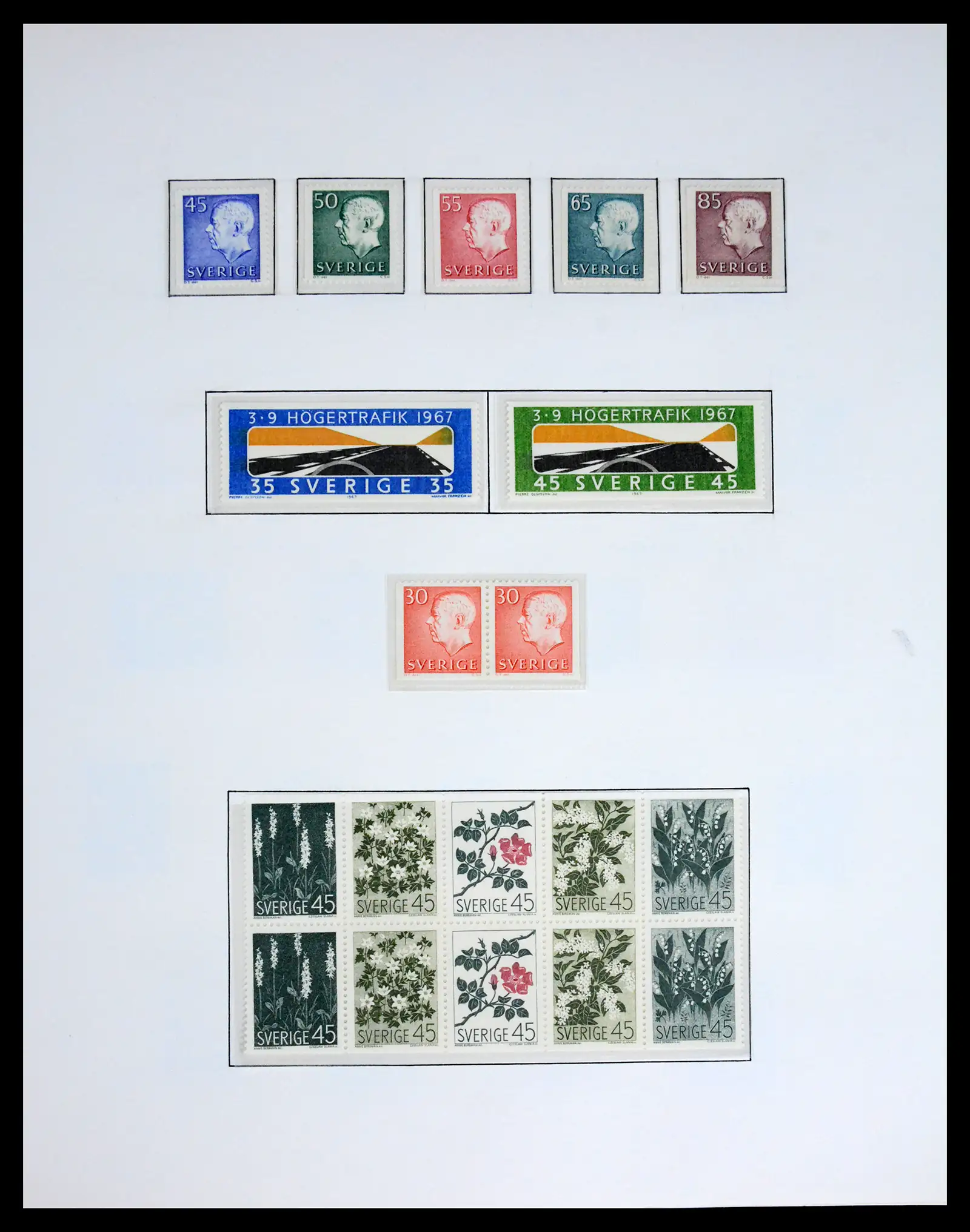 42217 0038 - Postzegelverzameling 42217 Zweden 1855-1979.