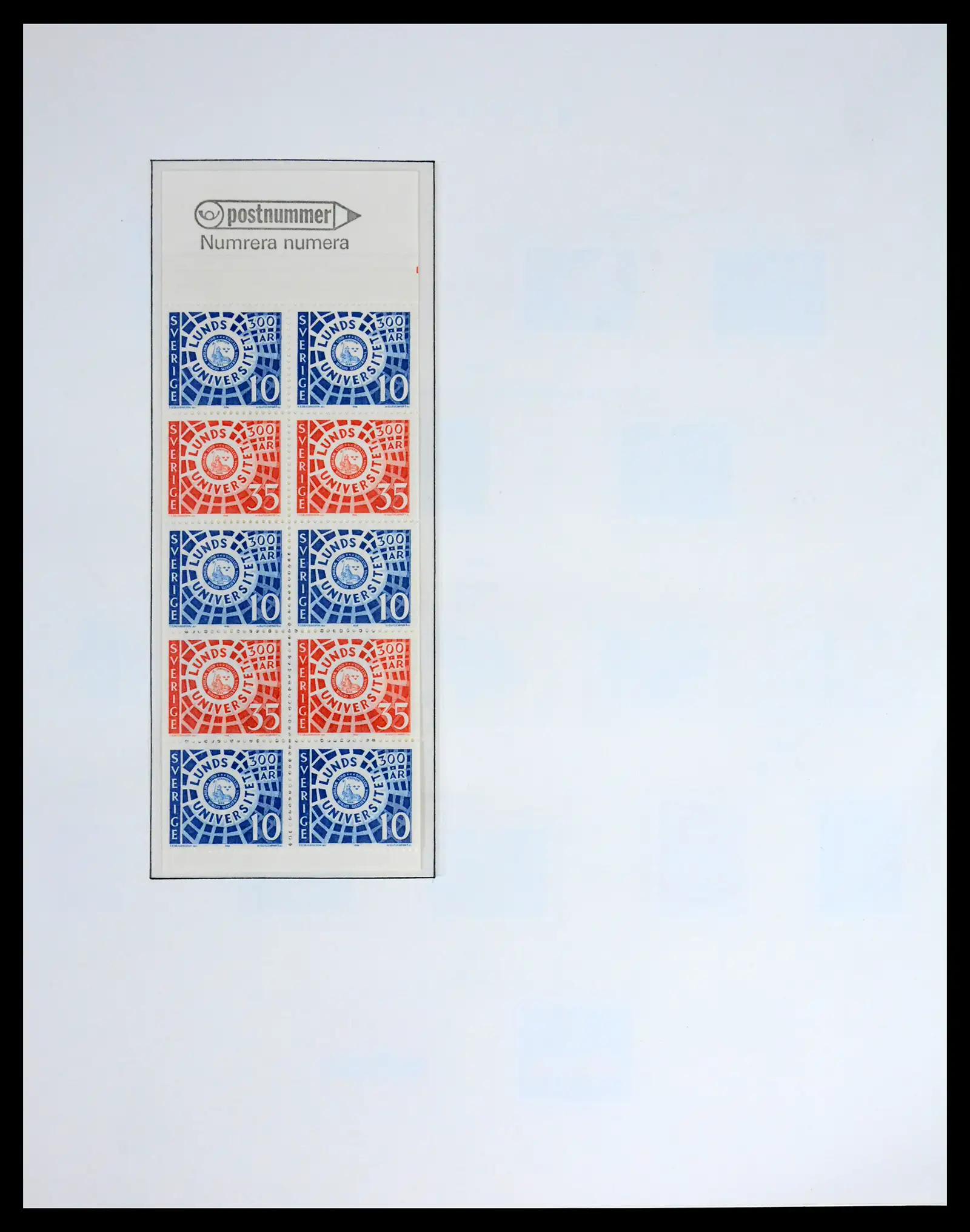 42217 0041 - Postzegelverzameling 42217 Zweden 1855-1979.