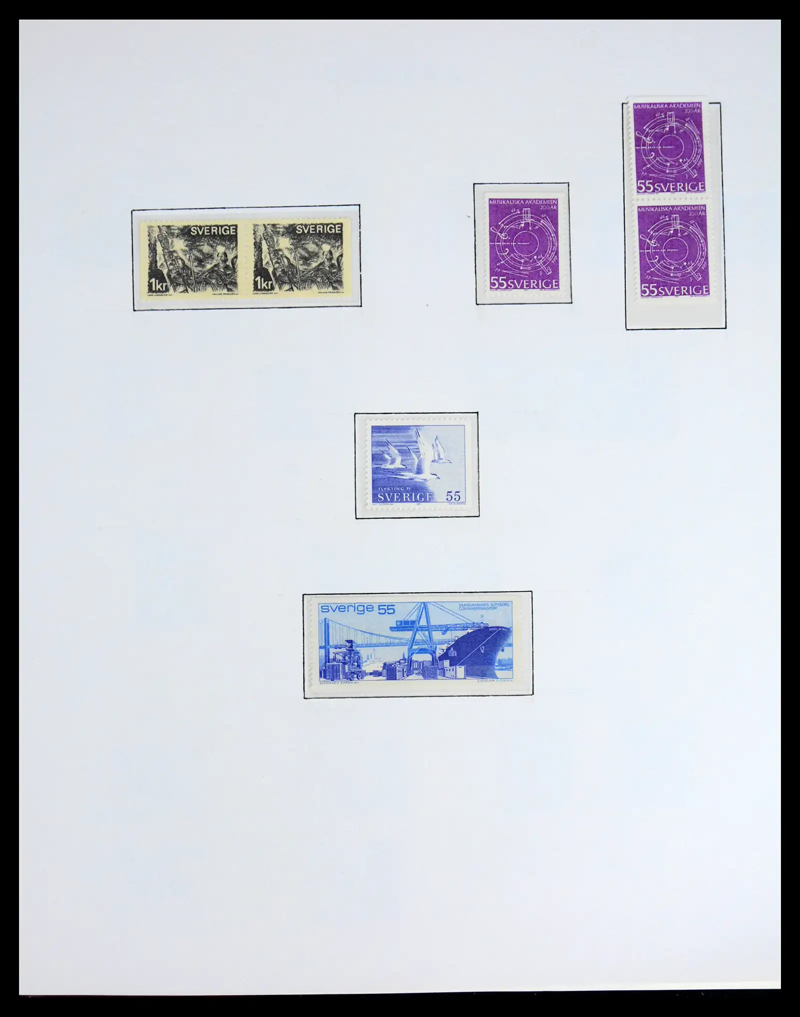 42217 0049 - Postzegelverzameling 42217 Zweden 1855-1979.