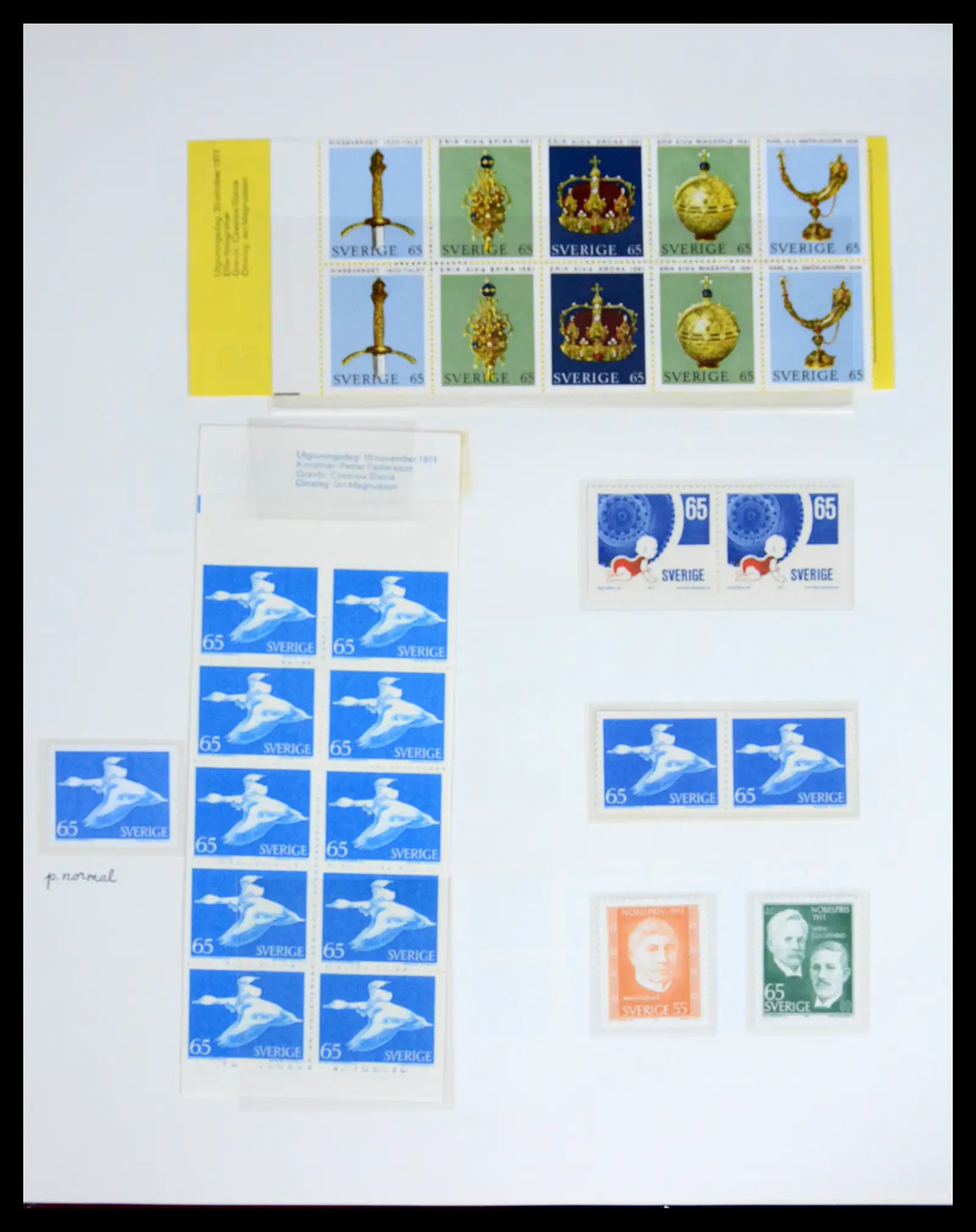 42217 0052 - Postzegelverzameling 42217 Zweden 1855-1979.