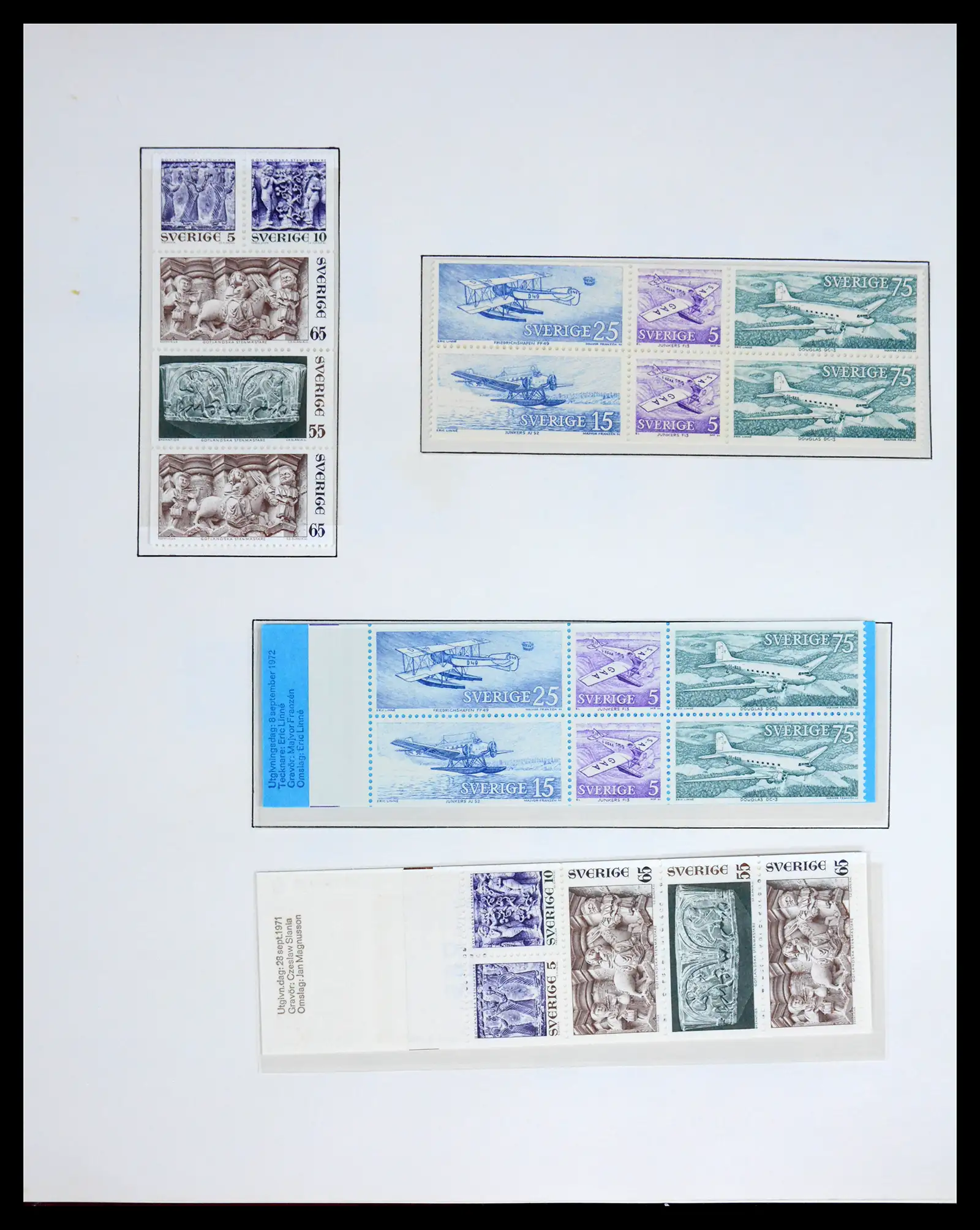 42217 0053 - Postzegelverzameling 42217 Zweden 1855-1979.