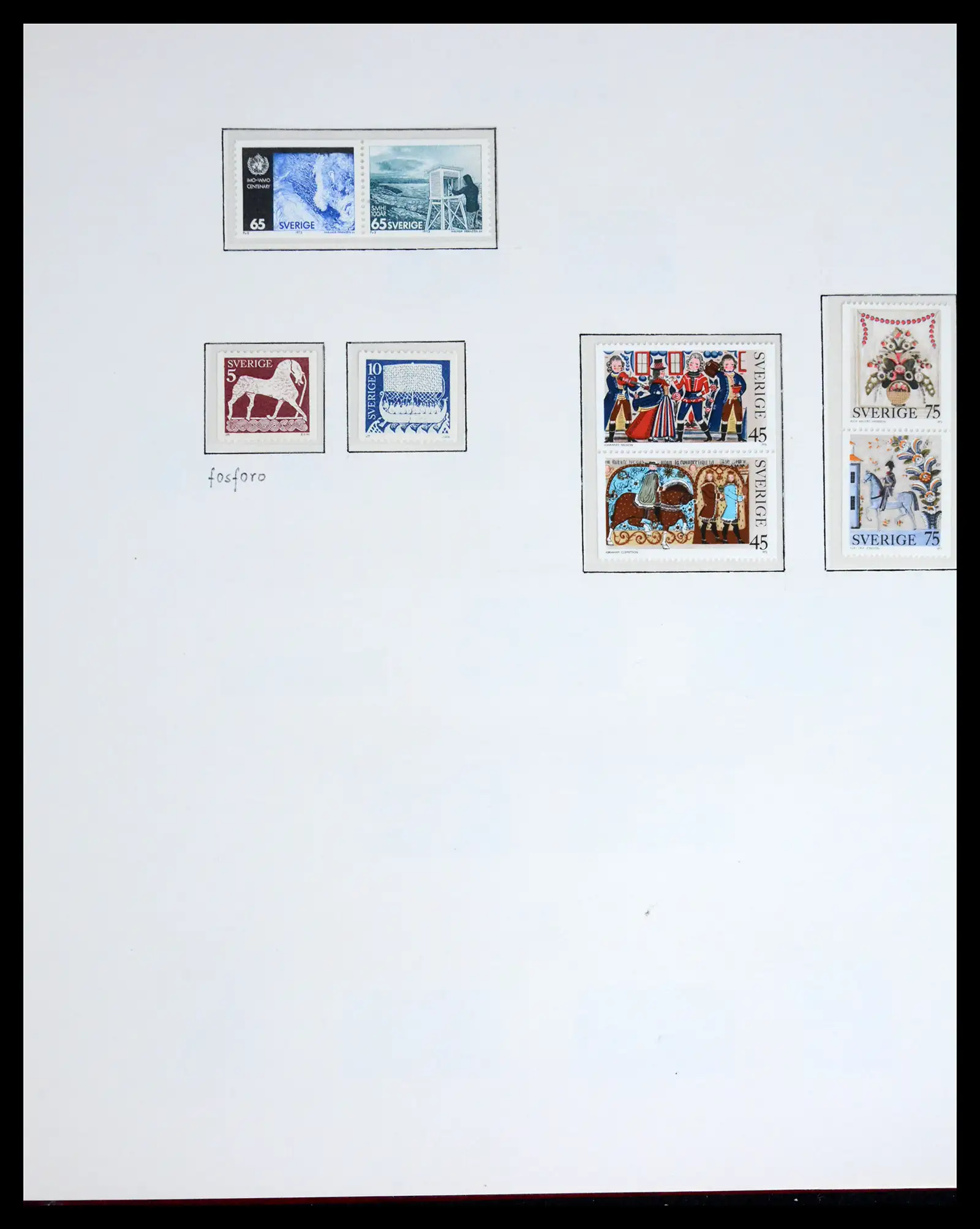 42217 0060 - Postzegelverzameling 42217 Zweden 1855-1979.