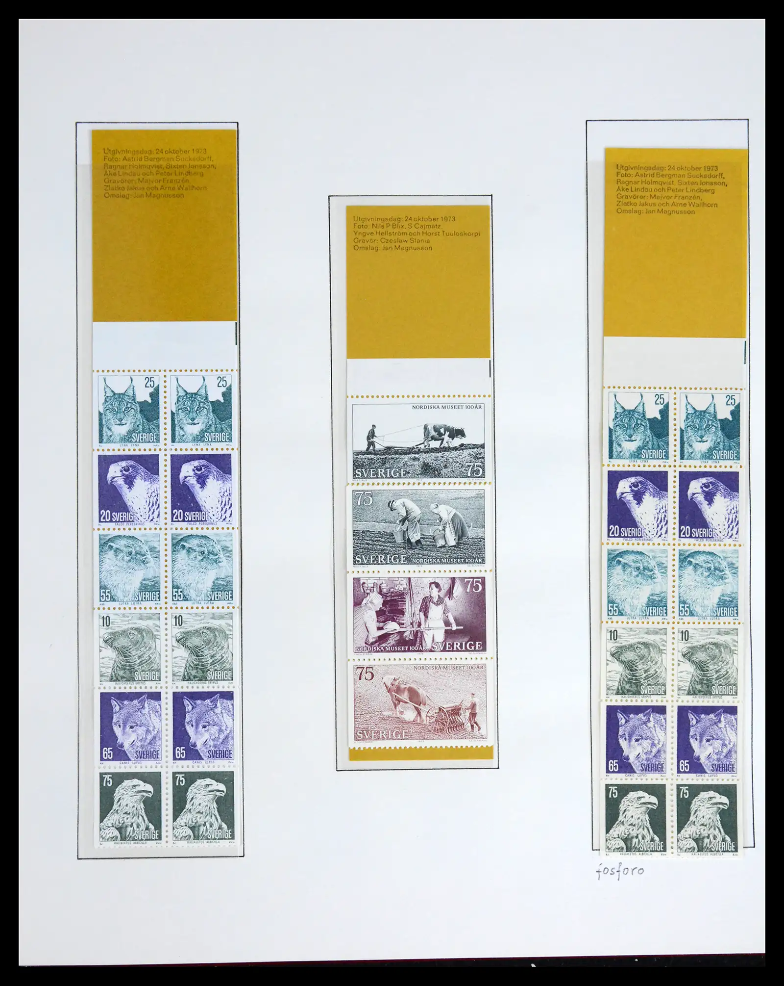 42217 0062 - Postzegelverzameling 42217 Zweden 1855-1979.