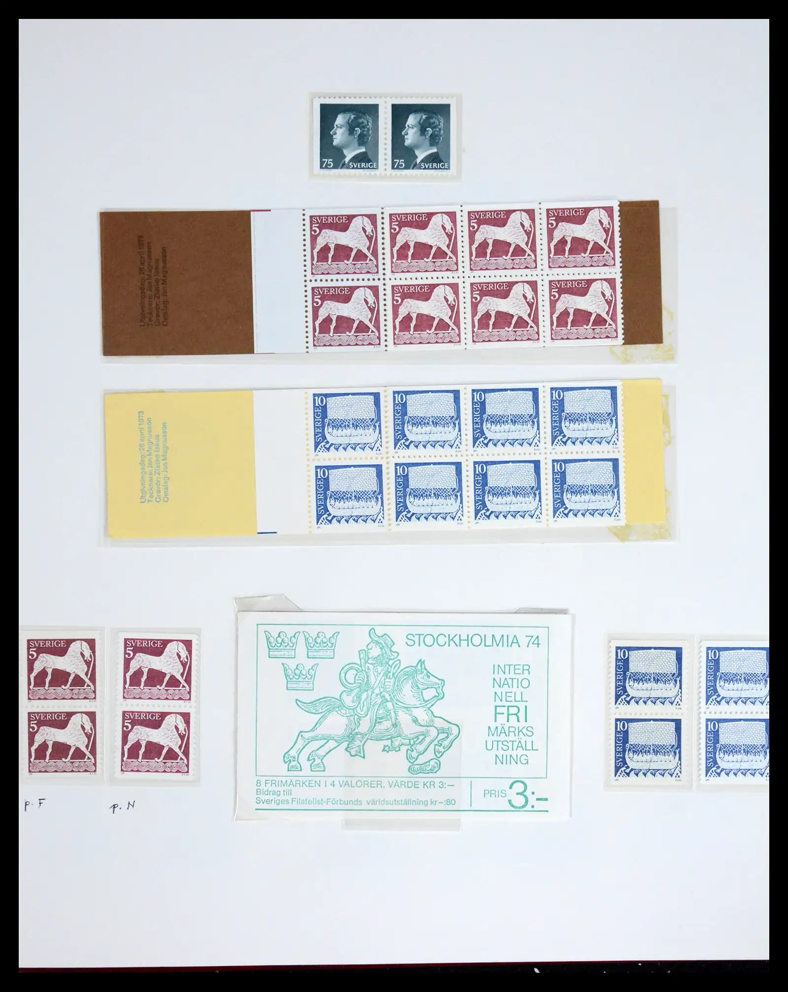 42217 0064 - Postzegelverzameling 42217 Zweden 1855-1979.