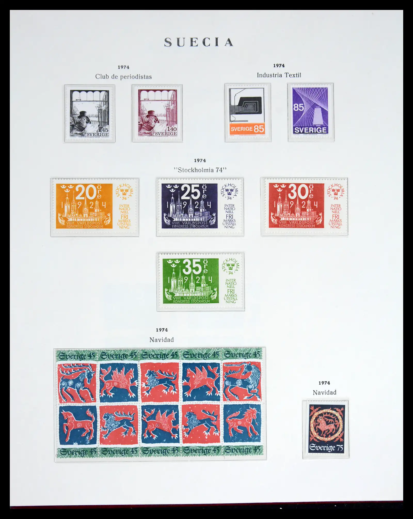 42217 0066 - Postzegelverzameling 42217 Zweden 1855-1979.