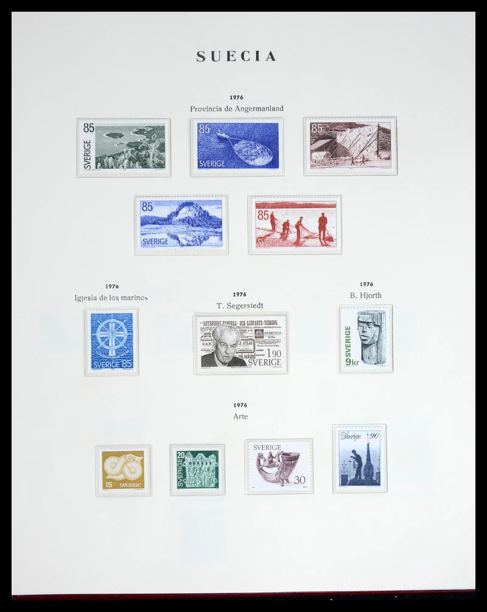 42217 0076 - Postzegelverzameling 42217 Zweden 1855-1979.