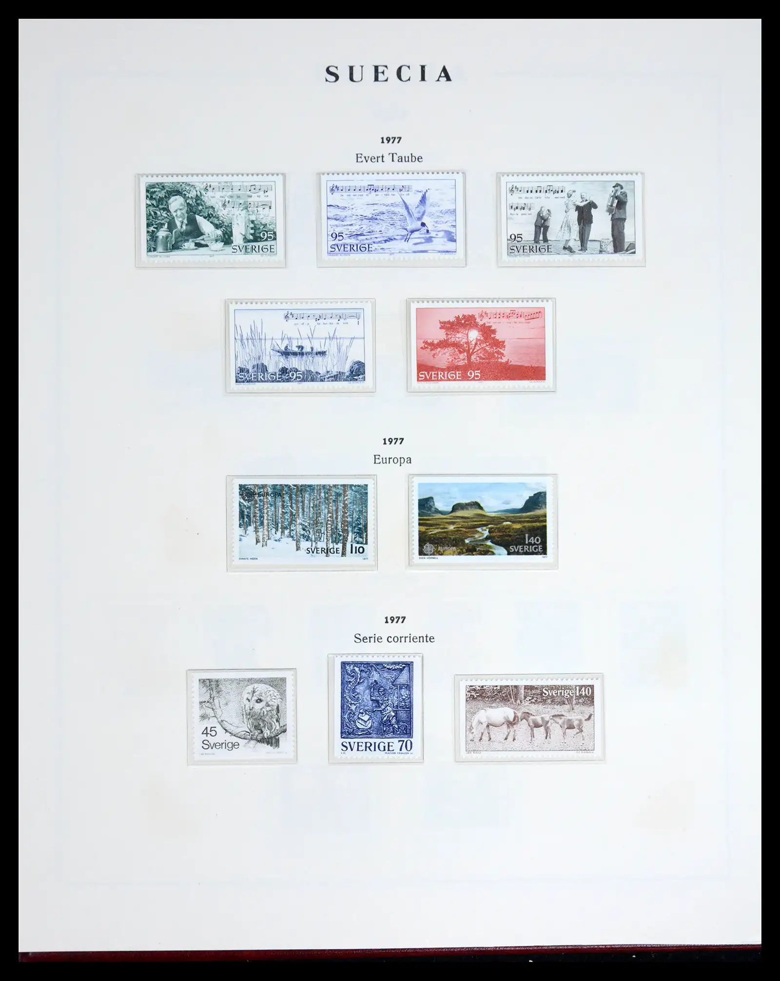 42217 0080 - Postzegelverzameling 42217 Zweden 1855-1979.