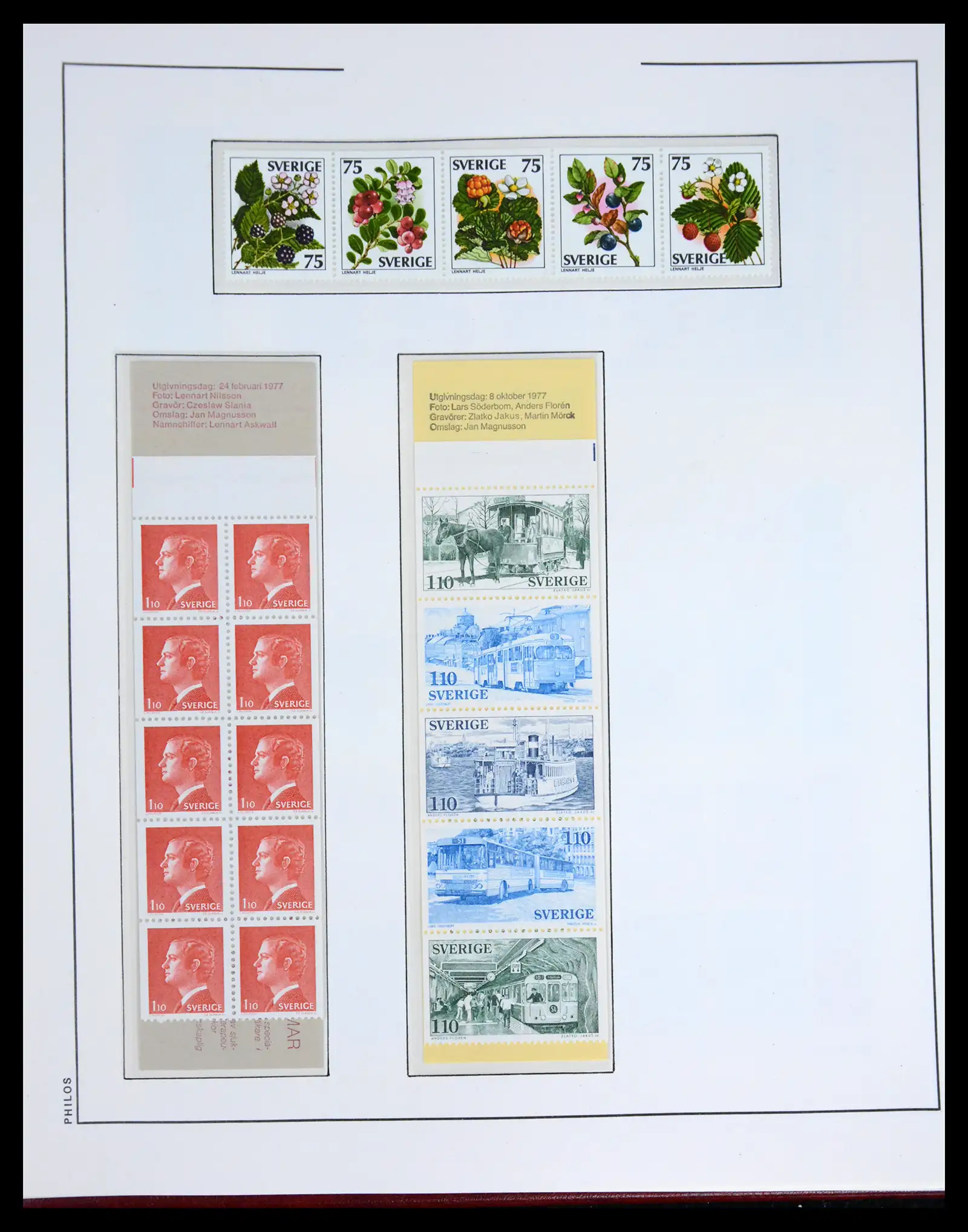 42217 0084 - Postzegelverzameling 42217 Zweden 1855-1979.