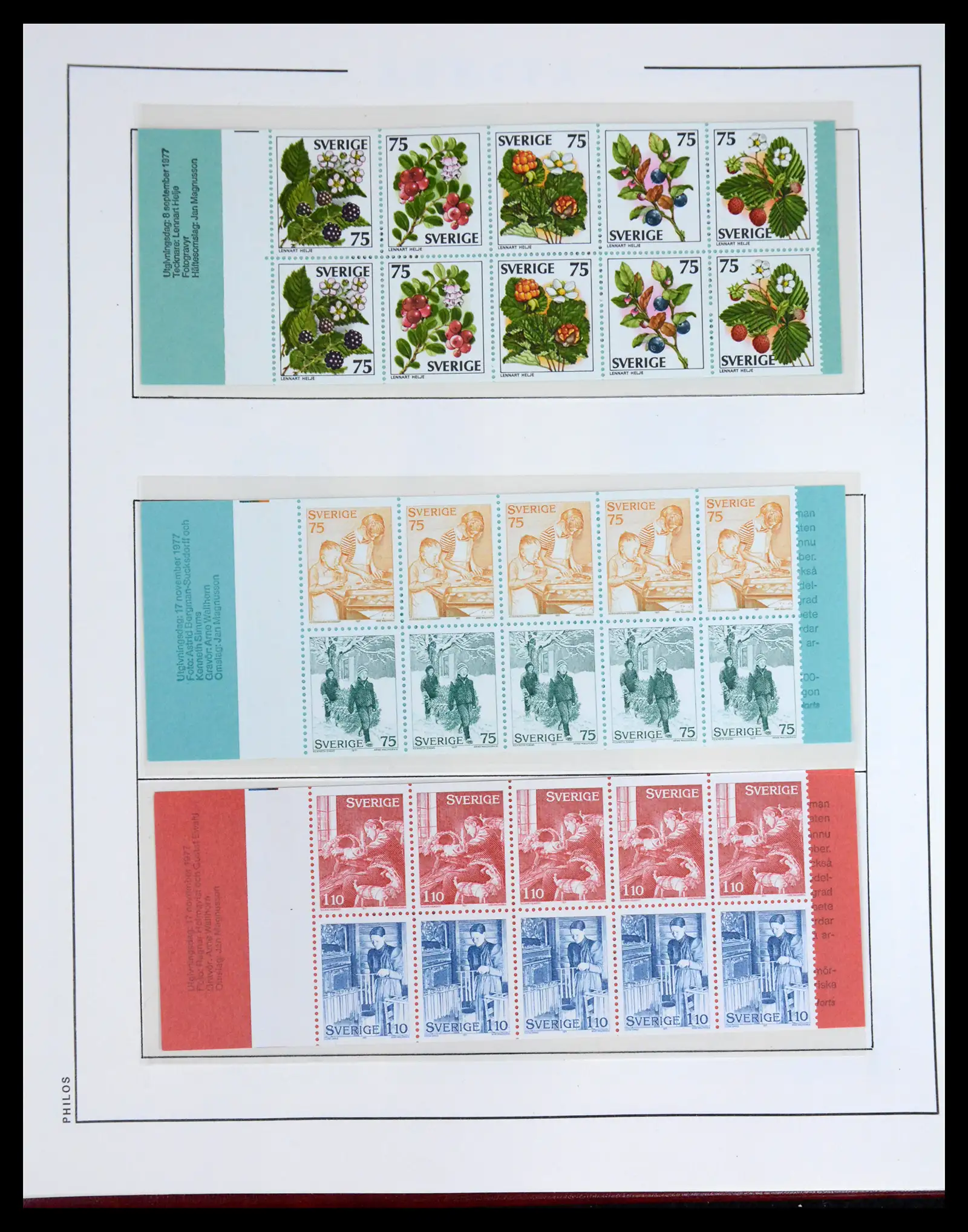 42217 0085 - Postzegelverzameling 42217 Zweden 1855-1979.