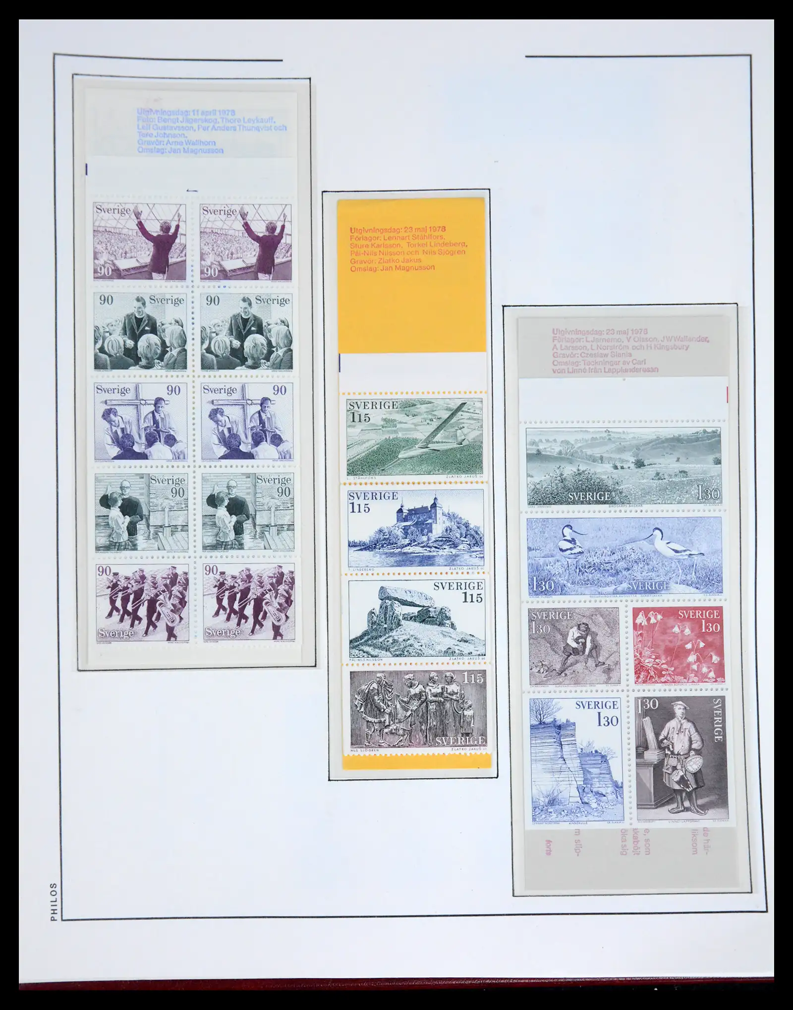 42217 0090 - Postzegelverzameling 42217 Zweden 1855-1979.