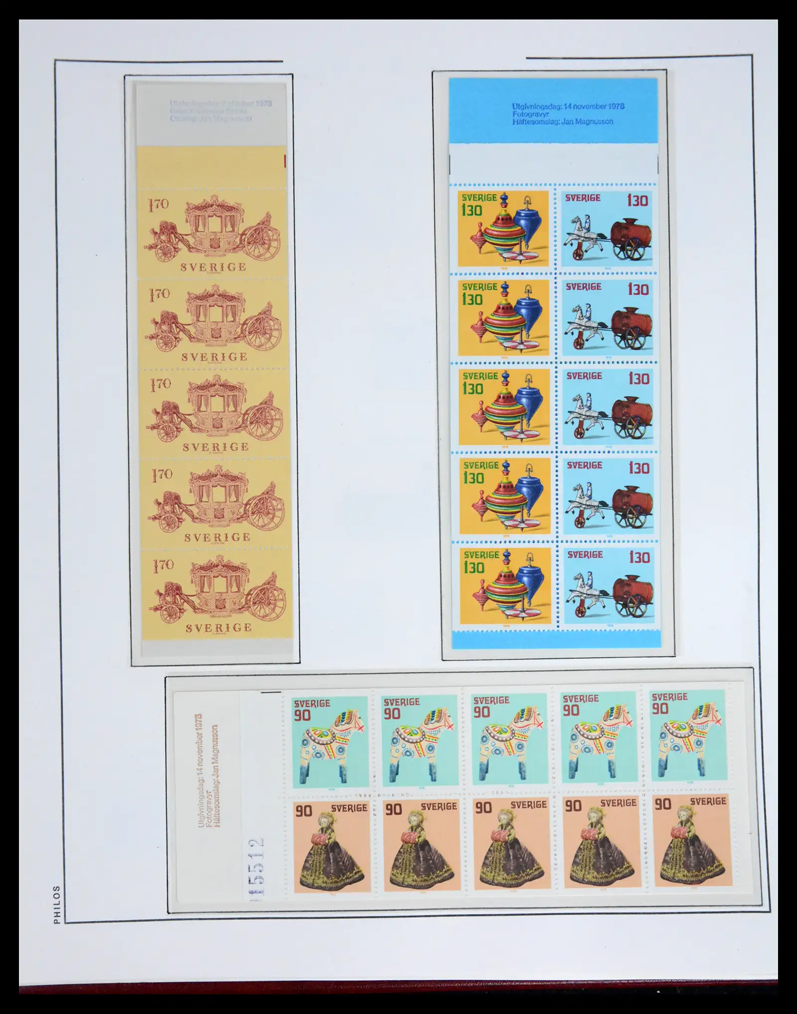 42217 0091 - Postzegelverzameling 42217 Zweden 1855-1979.
