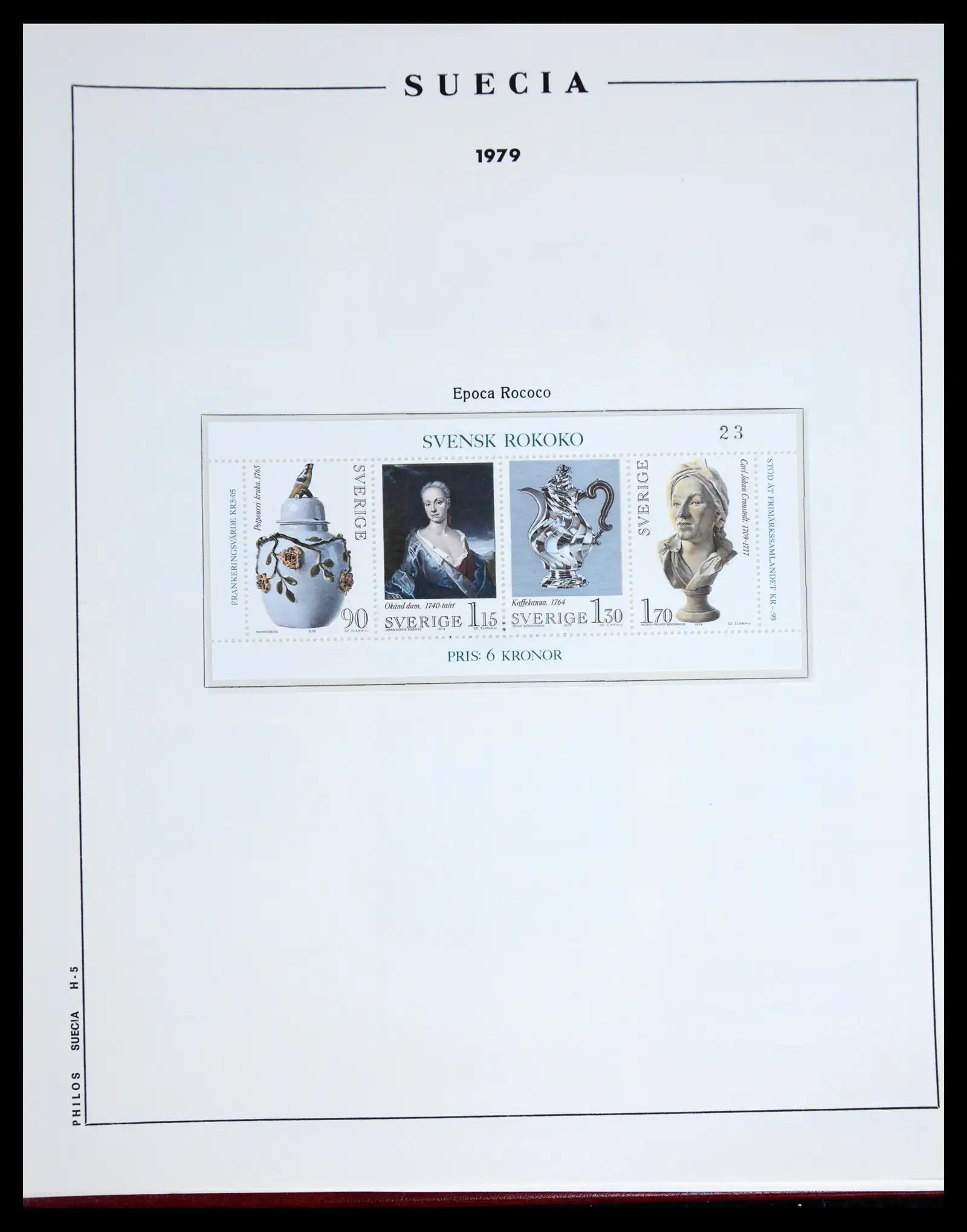 42217 0095 - Postzegelverzameling 42217 Zweden 1855-1979.