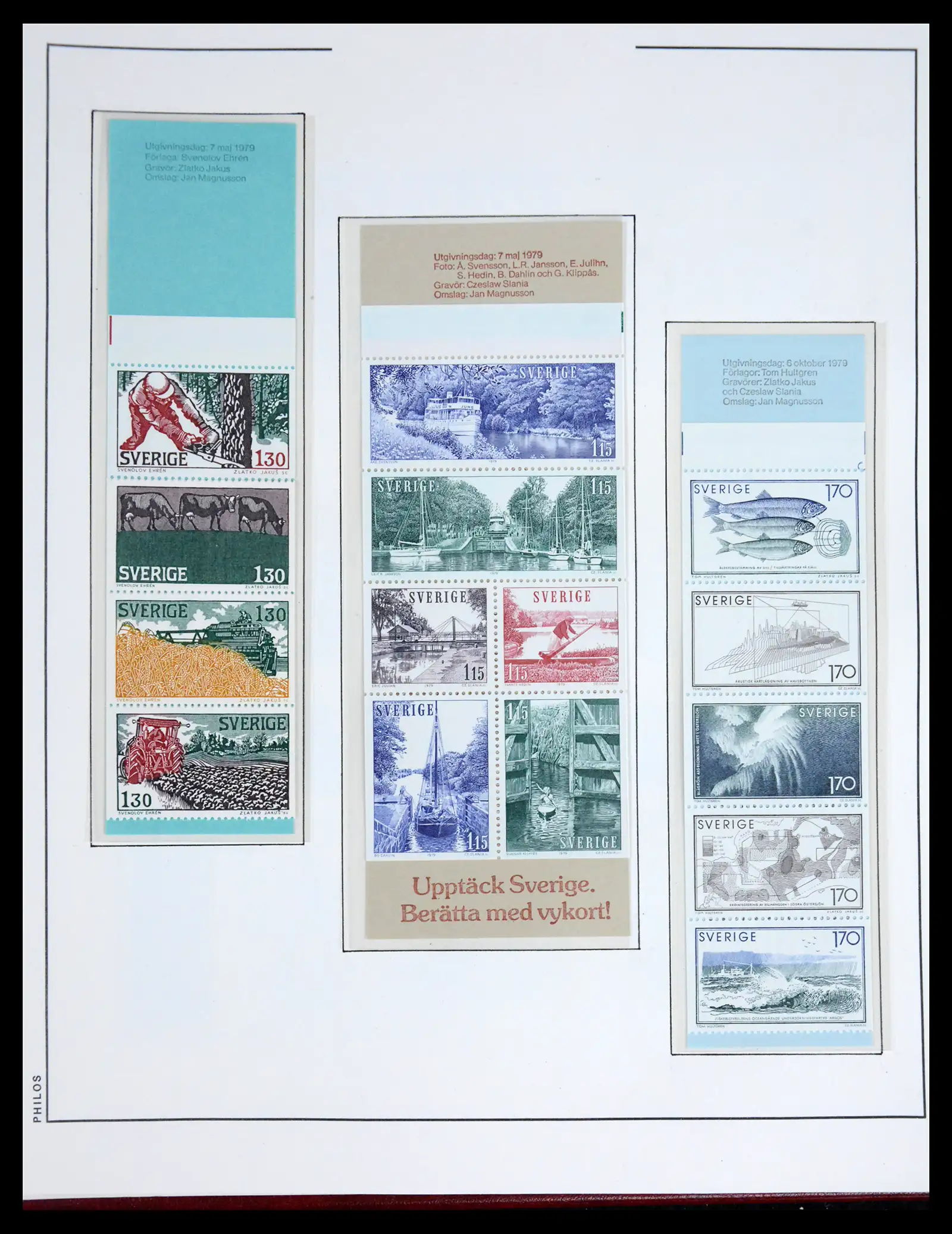 42217 0096 - Postzegelverzameling 42217 Zweden 1855-1979.