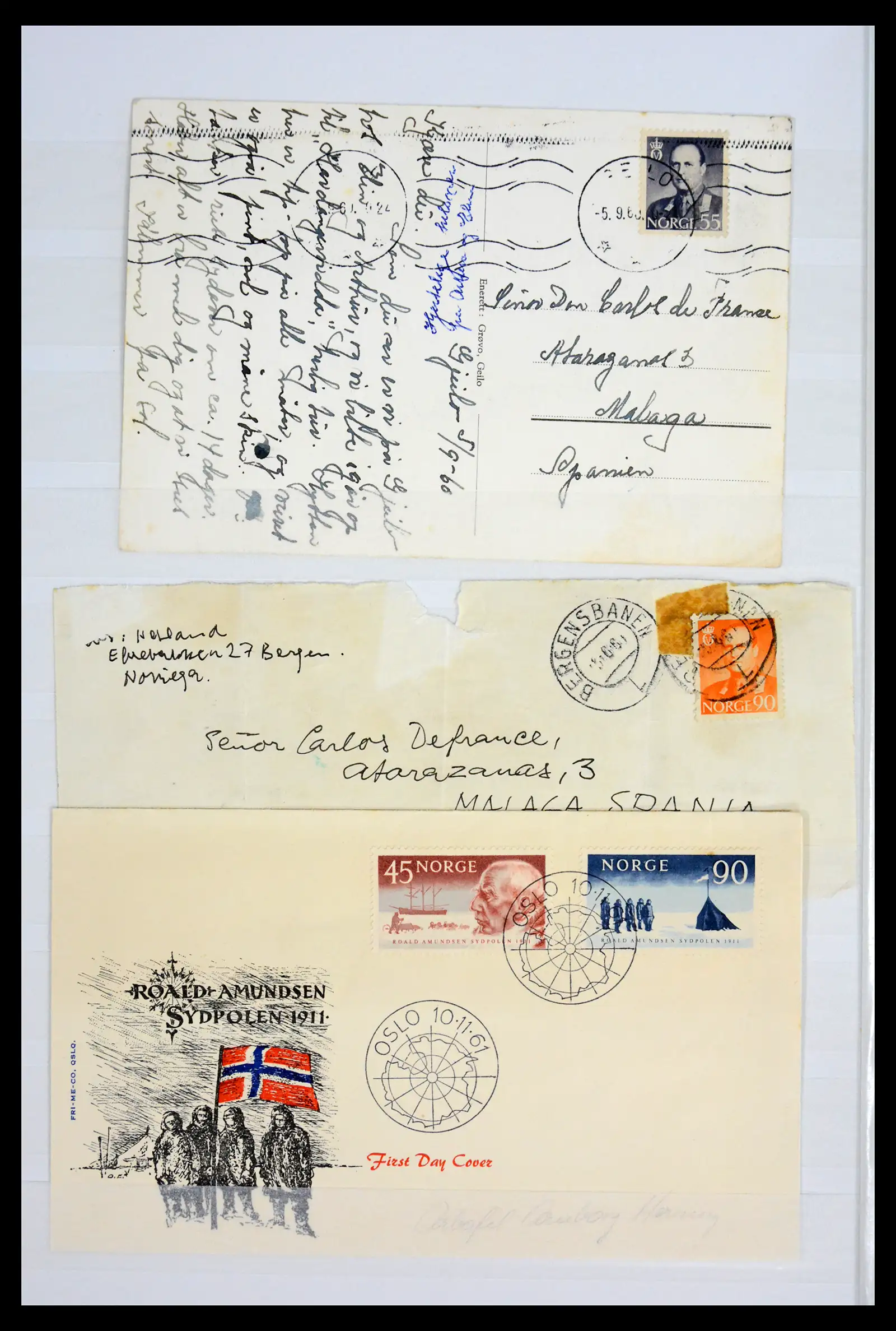 42218 0011 - Stamp collection 42218 Norway 1855-1980.