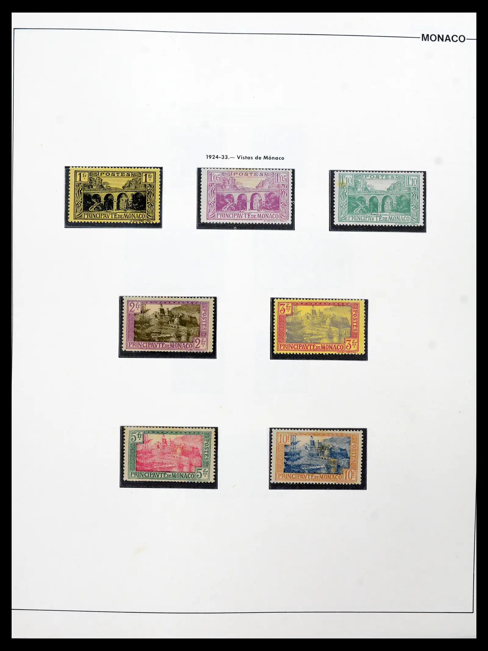 42219 0015 - Postzegelverzameling 42219 Monaco 1885-1962.
