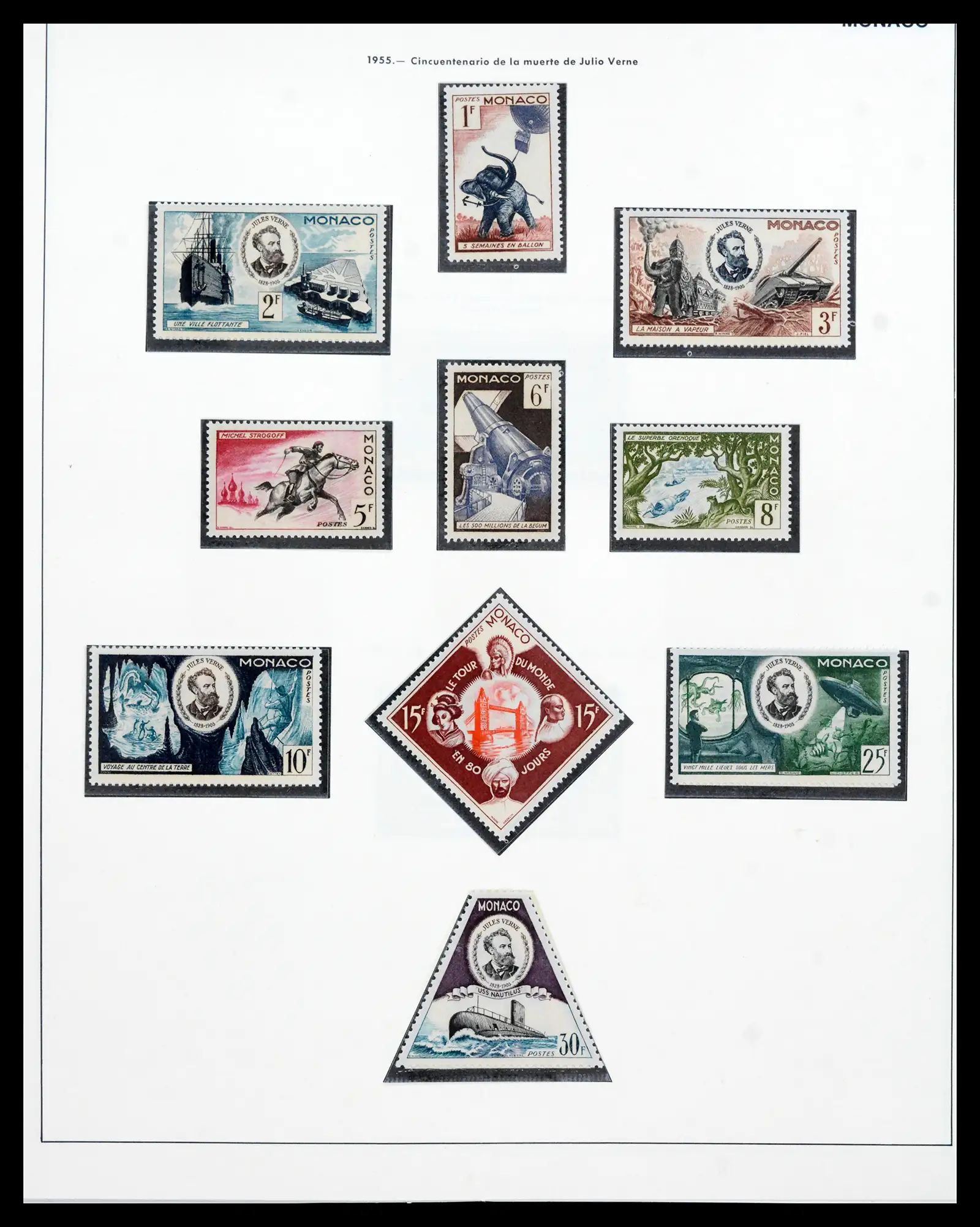 42219 0065 - Postzegelverzameling 42219 Monaco 1885-1962.