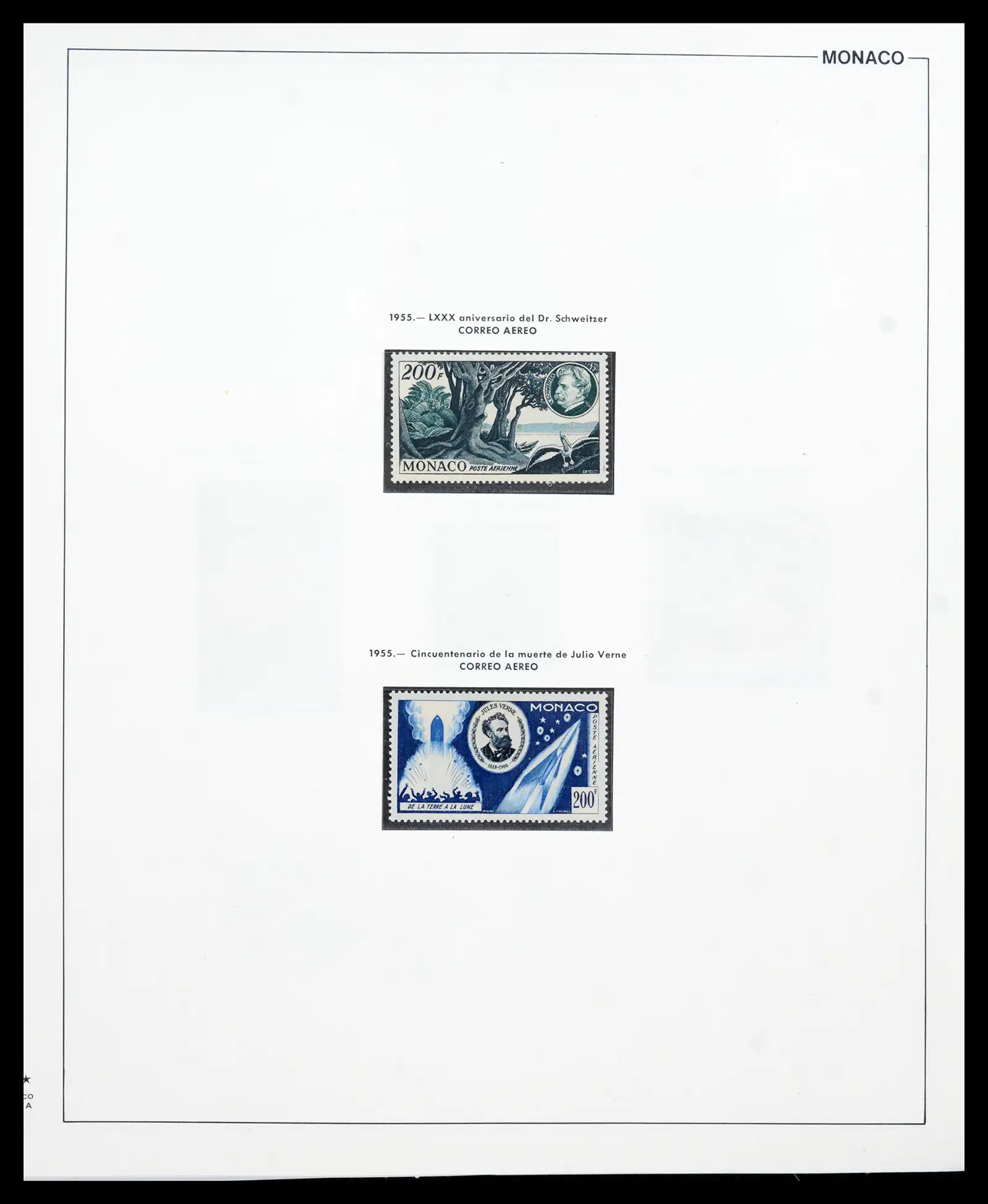 42219 0066 - Postzegelverzameling 42219 Monaco 1885-1962.