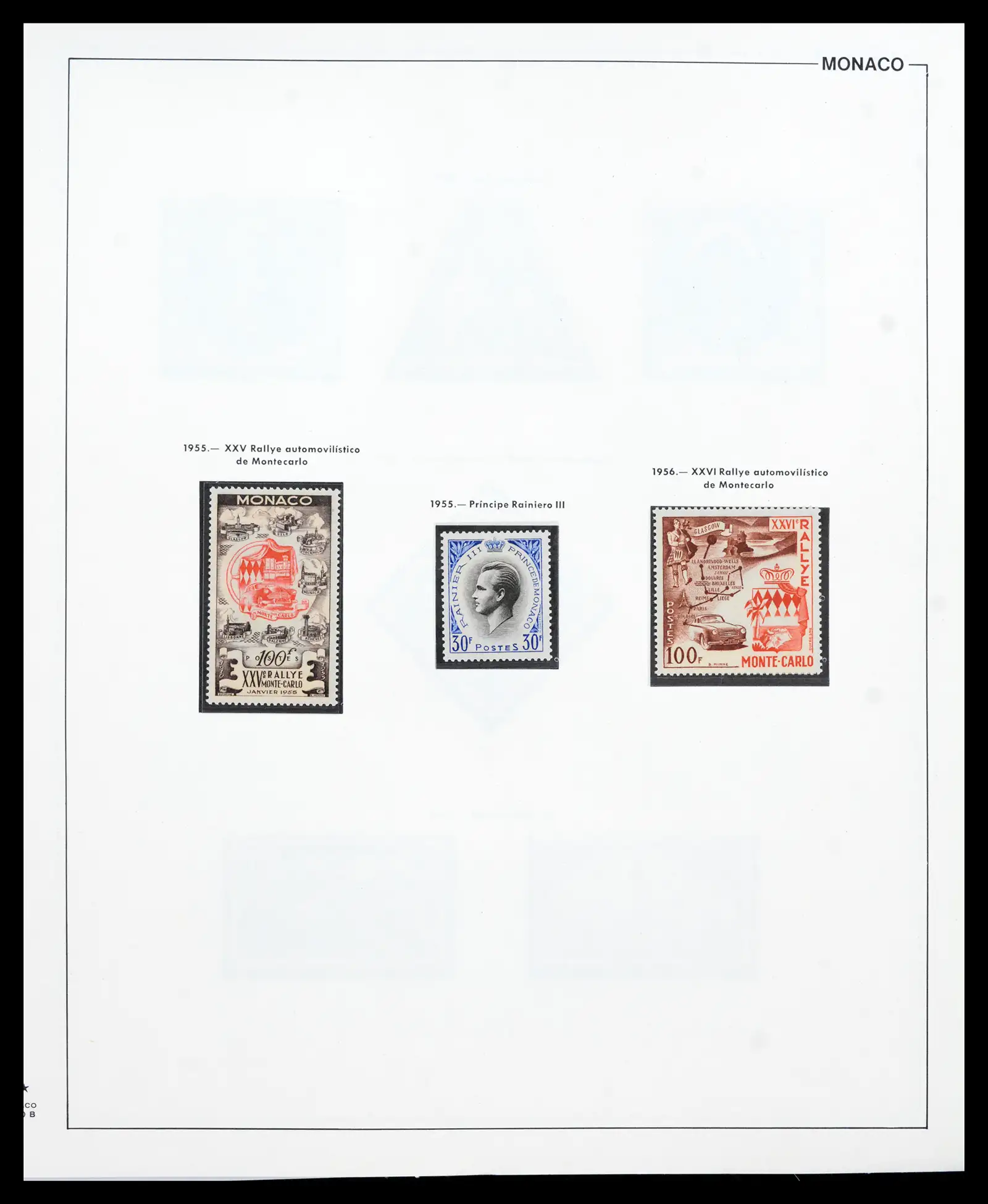 42219 0067 - Postzegelverzameling 42219 Monaco 1885-1962.