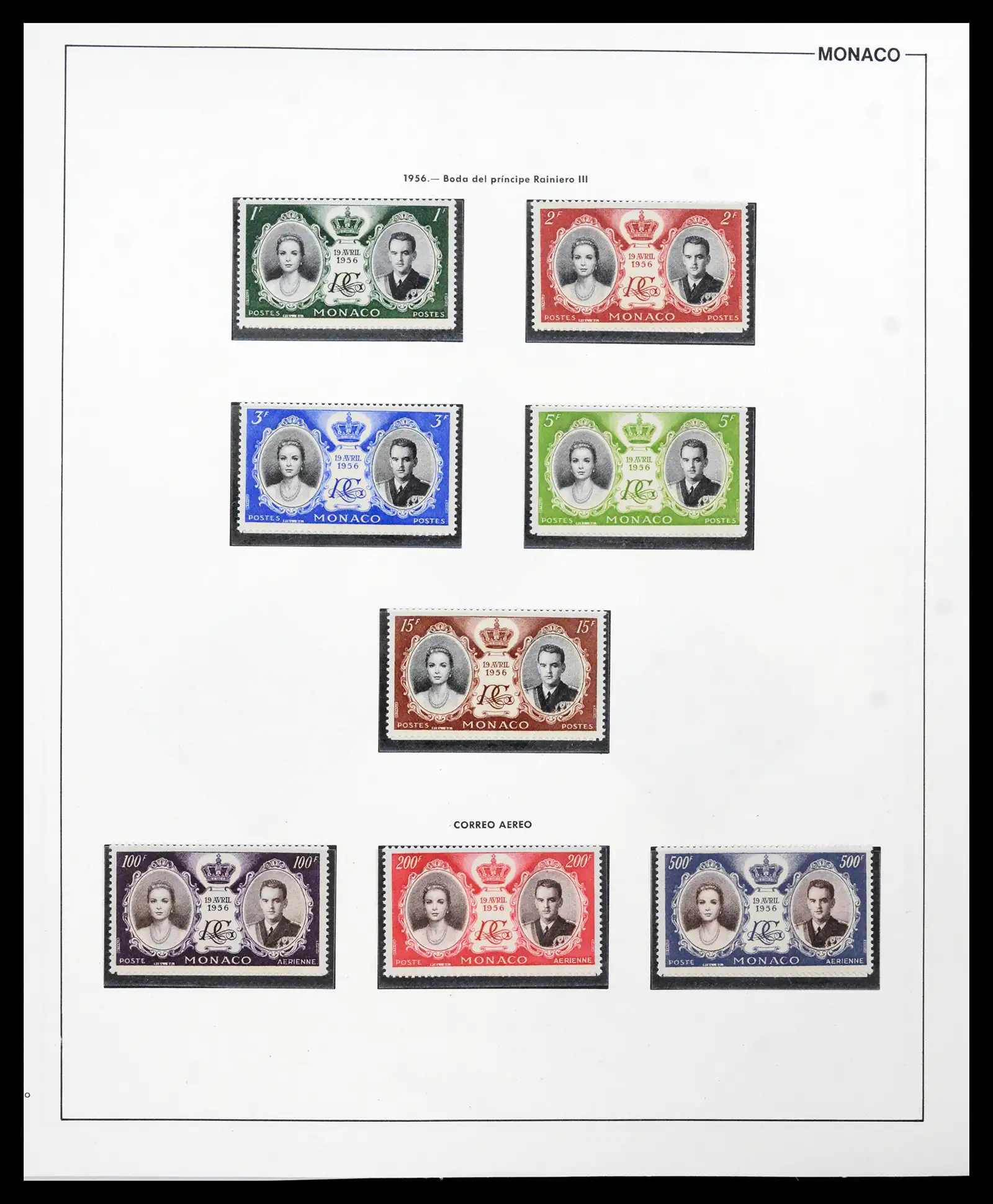 42219 0072 - Postzegelverzameling 42219 Monaco 1885-1962.