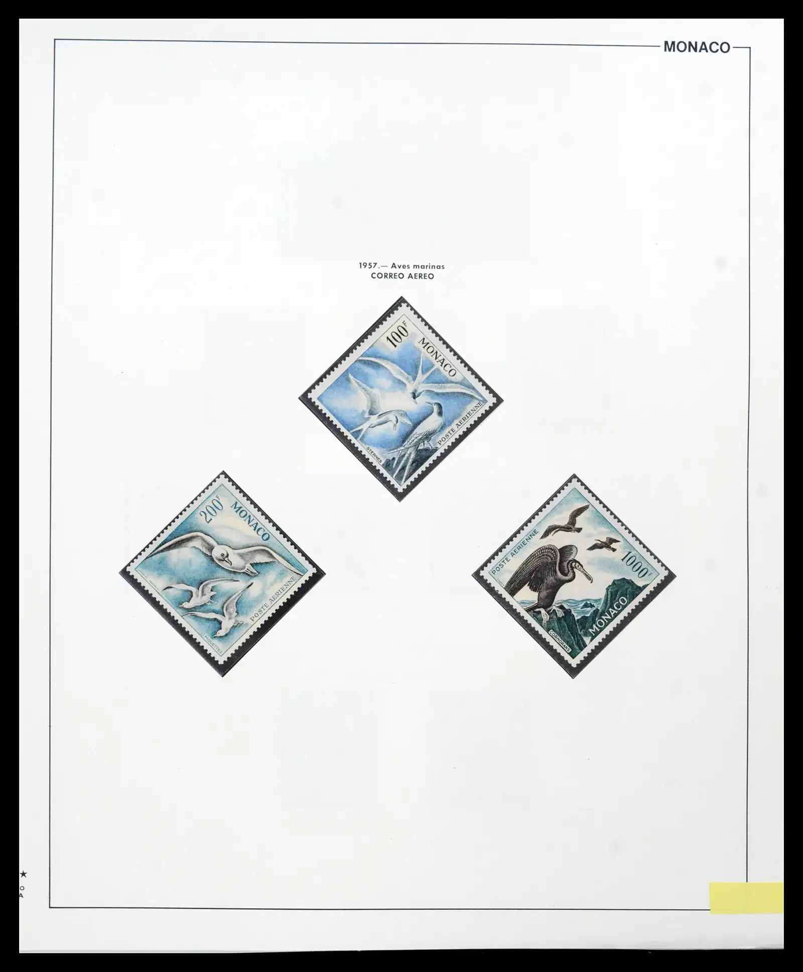 42219 0073 - Postzegelverzameling 42219 Monaco 1885-1962.