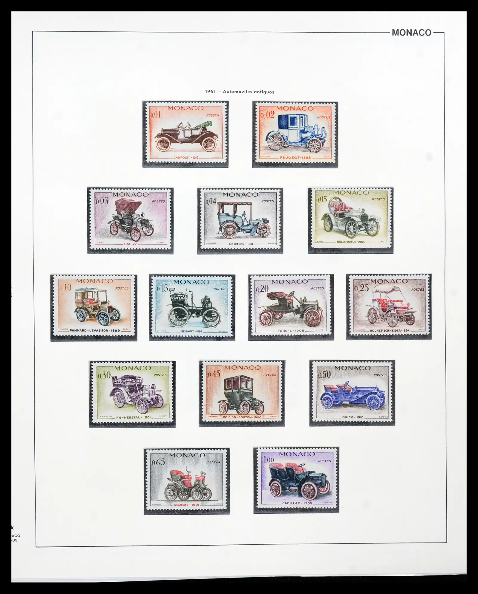42219 0088 - Postzegelverzameling 42219 Monaco 1885-1962.