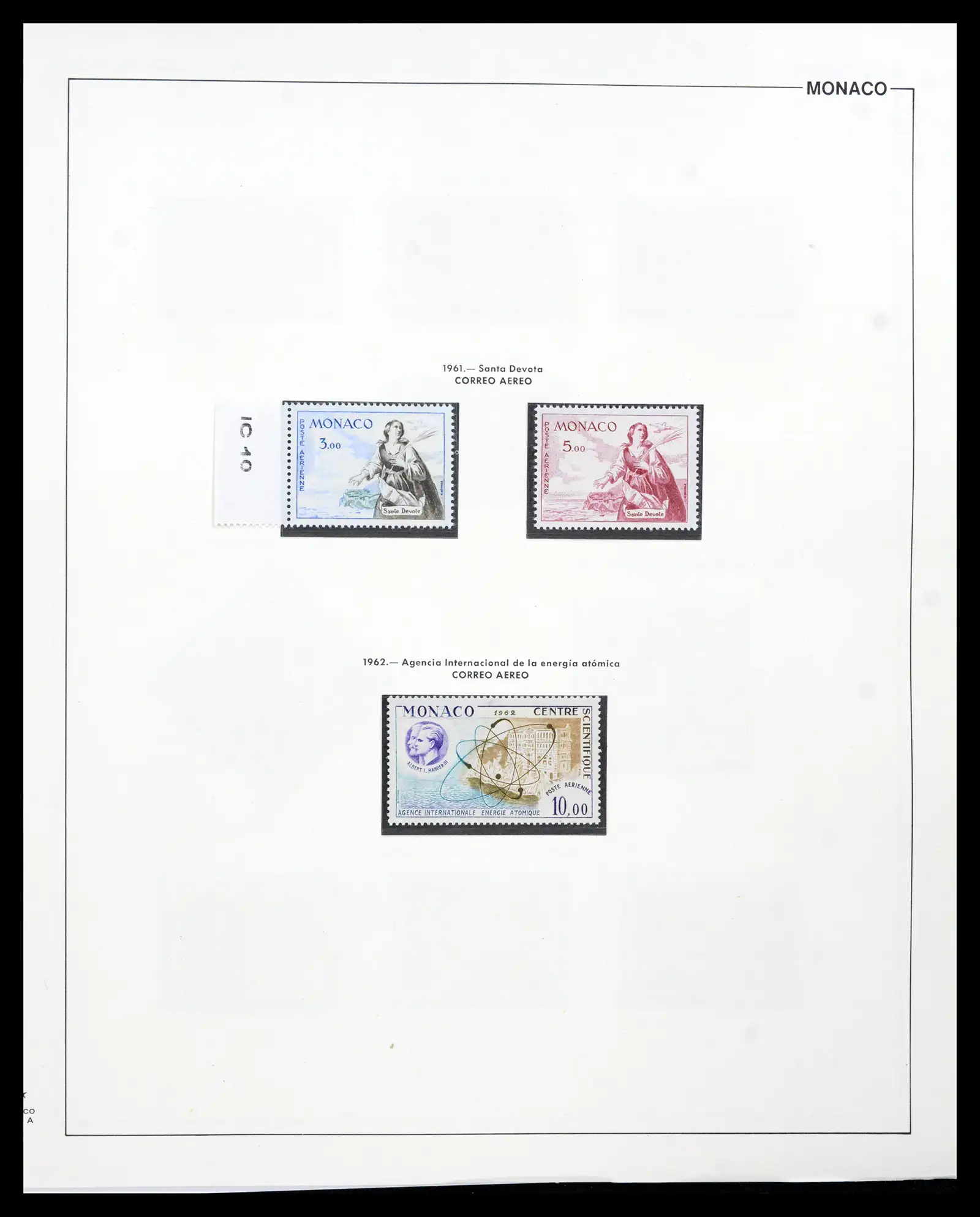 42219 0089 - Postzegelverzameling 42219 Monaco 1885-1962.