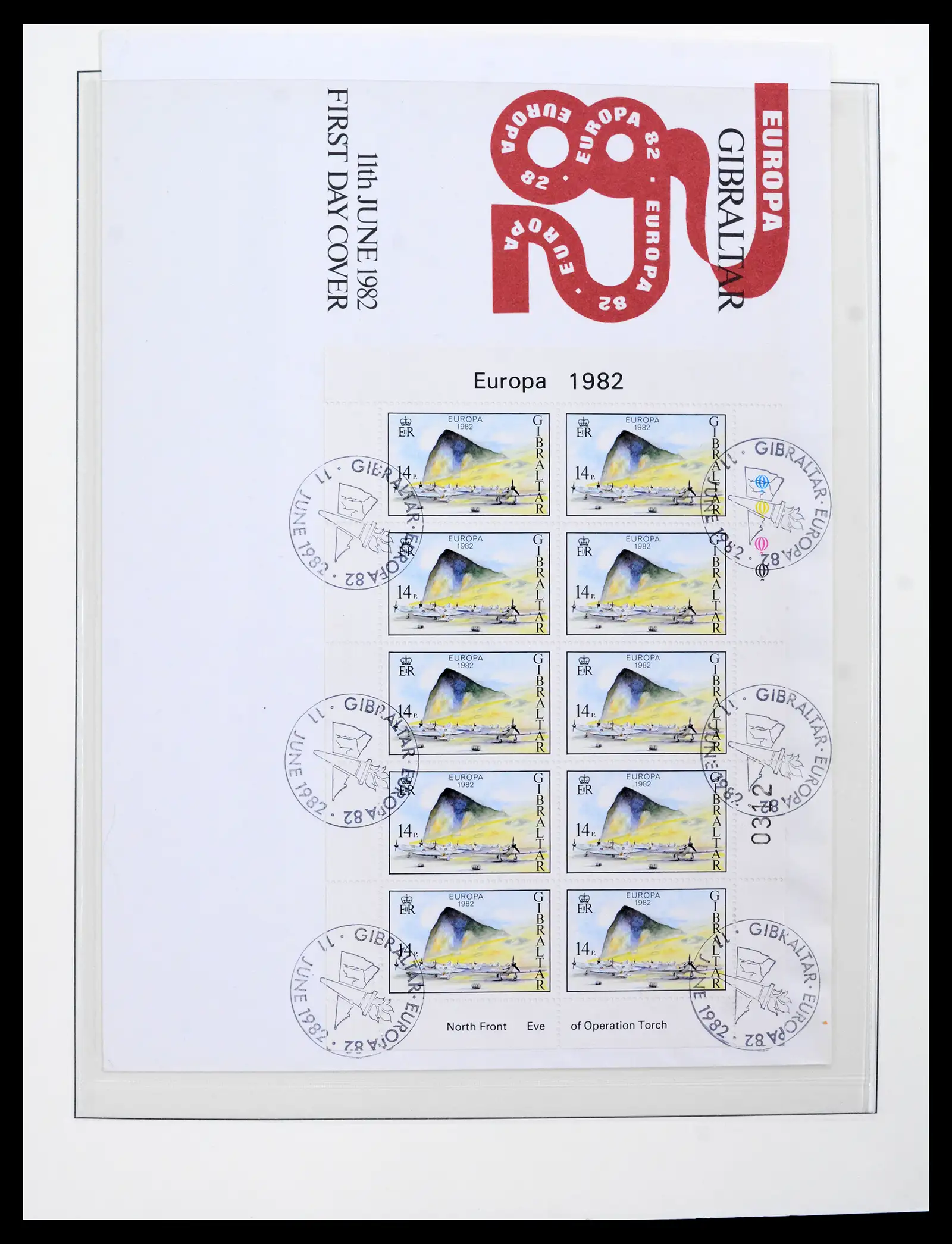 42222 0002 - Postzegelverzameling 42222 Europa CEPT 1982-2016.