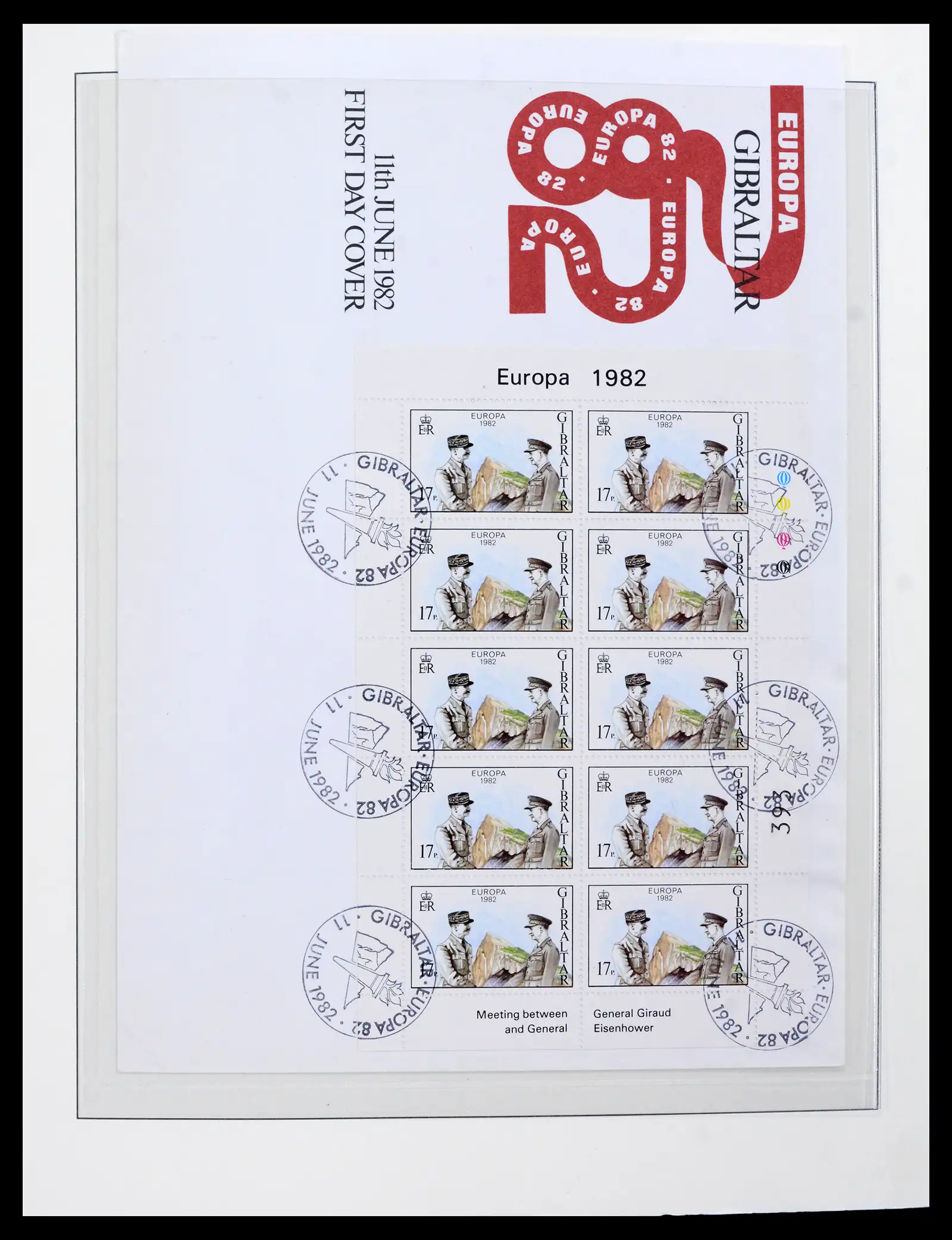 42222 0003 - Postzegelverzameling 42222 Europa CEPT 1982-2016.