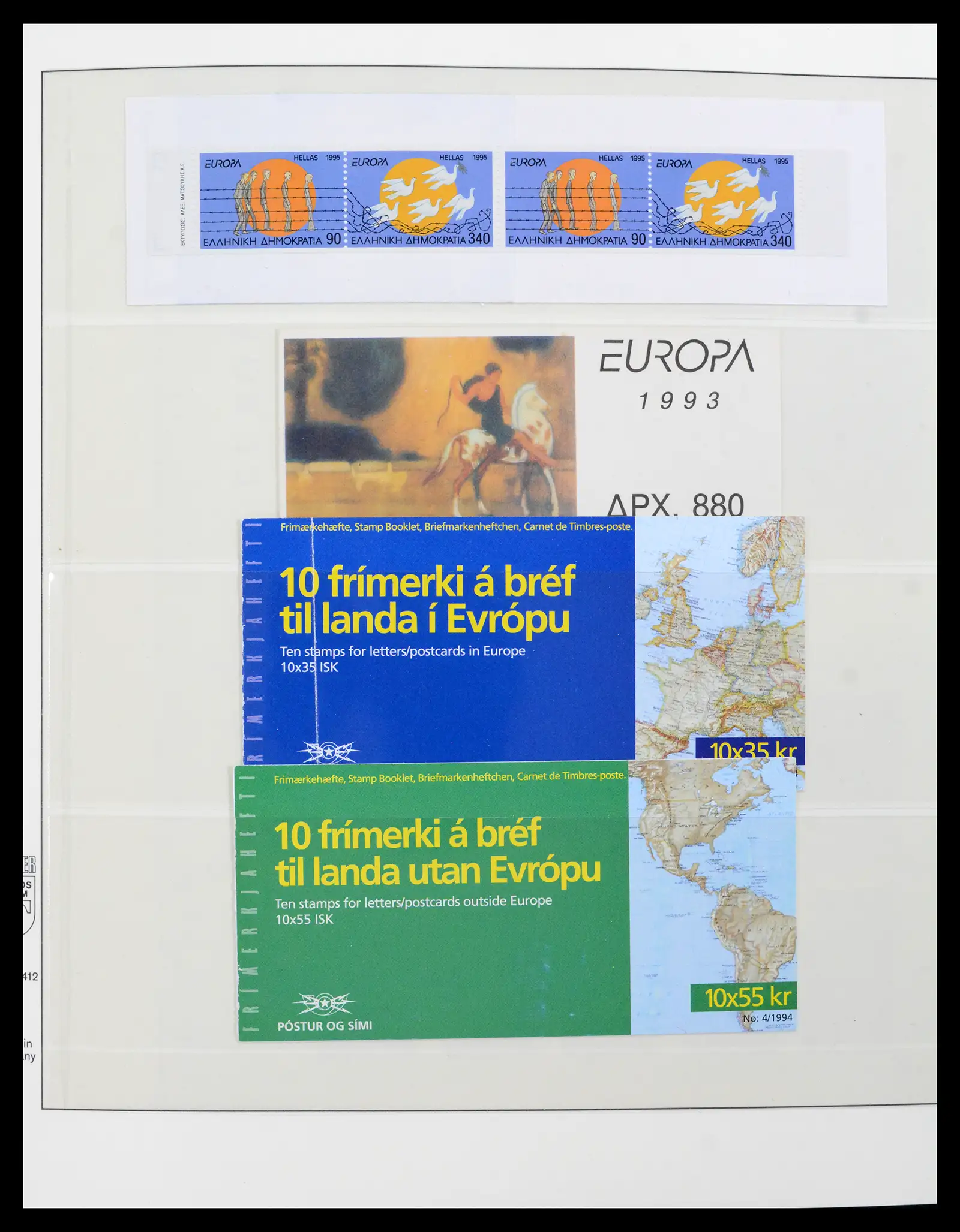 42222 0008 - Postzegelverzameling 42222 Europa CEPT 1982-2016.