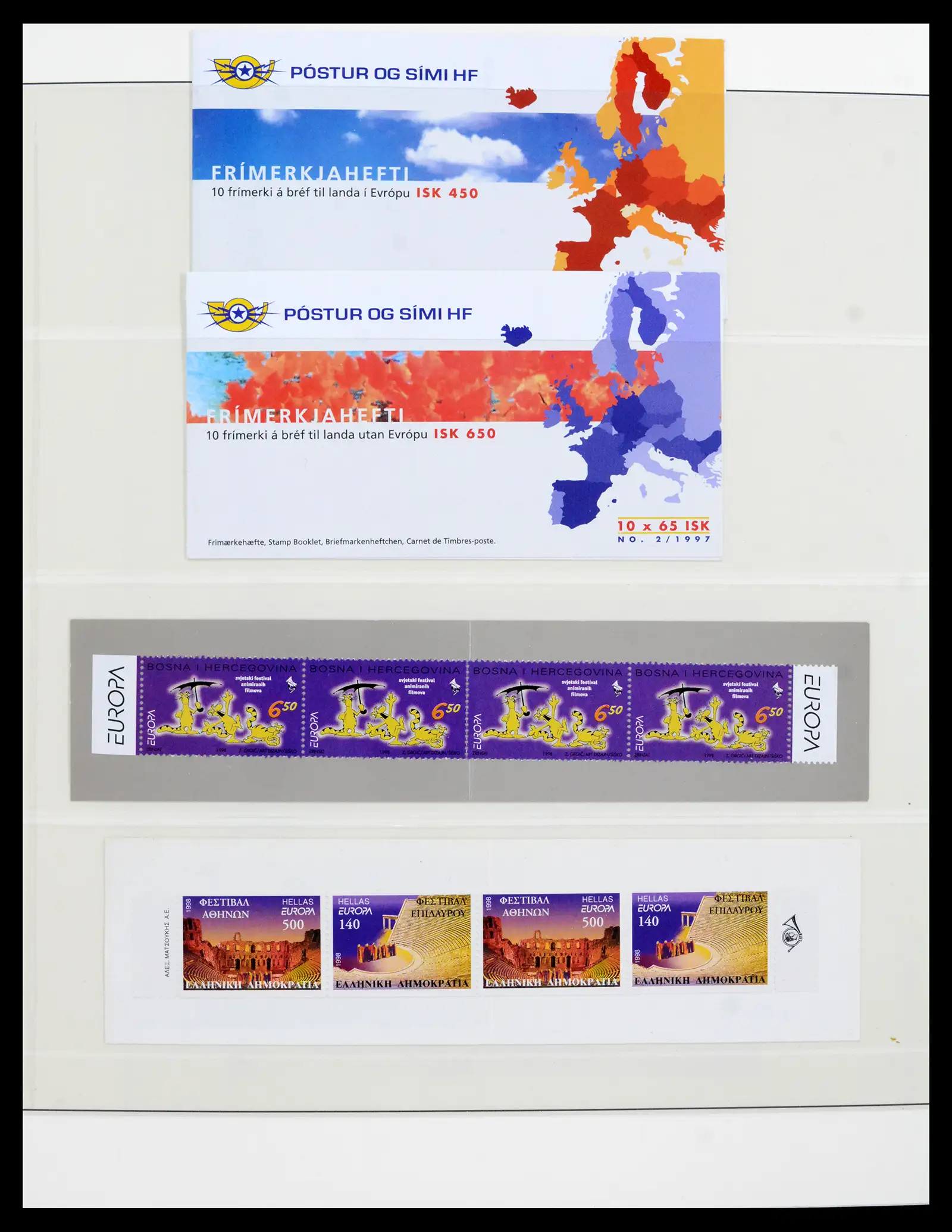 42222 0013 - Postzegelverzameling 42222 Europa CEPT 1982-2016.