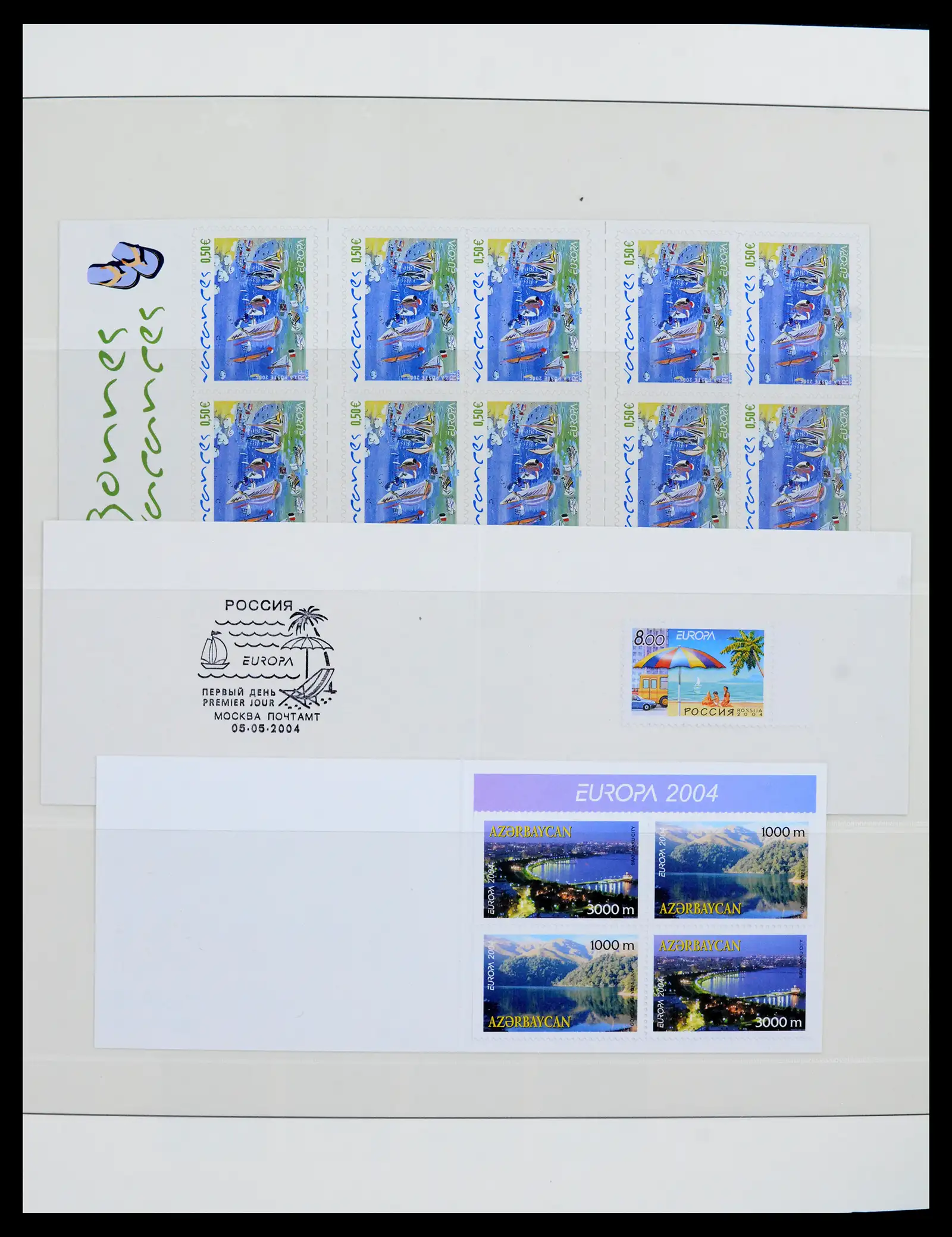 42222 0044 - Postzegelverzameling 42222 Europa CEPT 1982-2016.