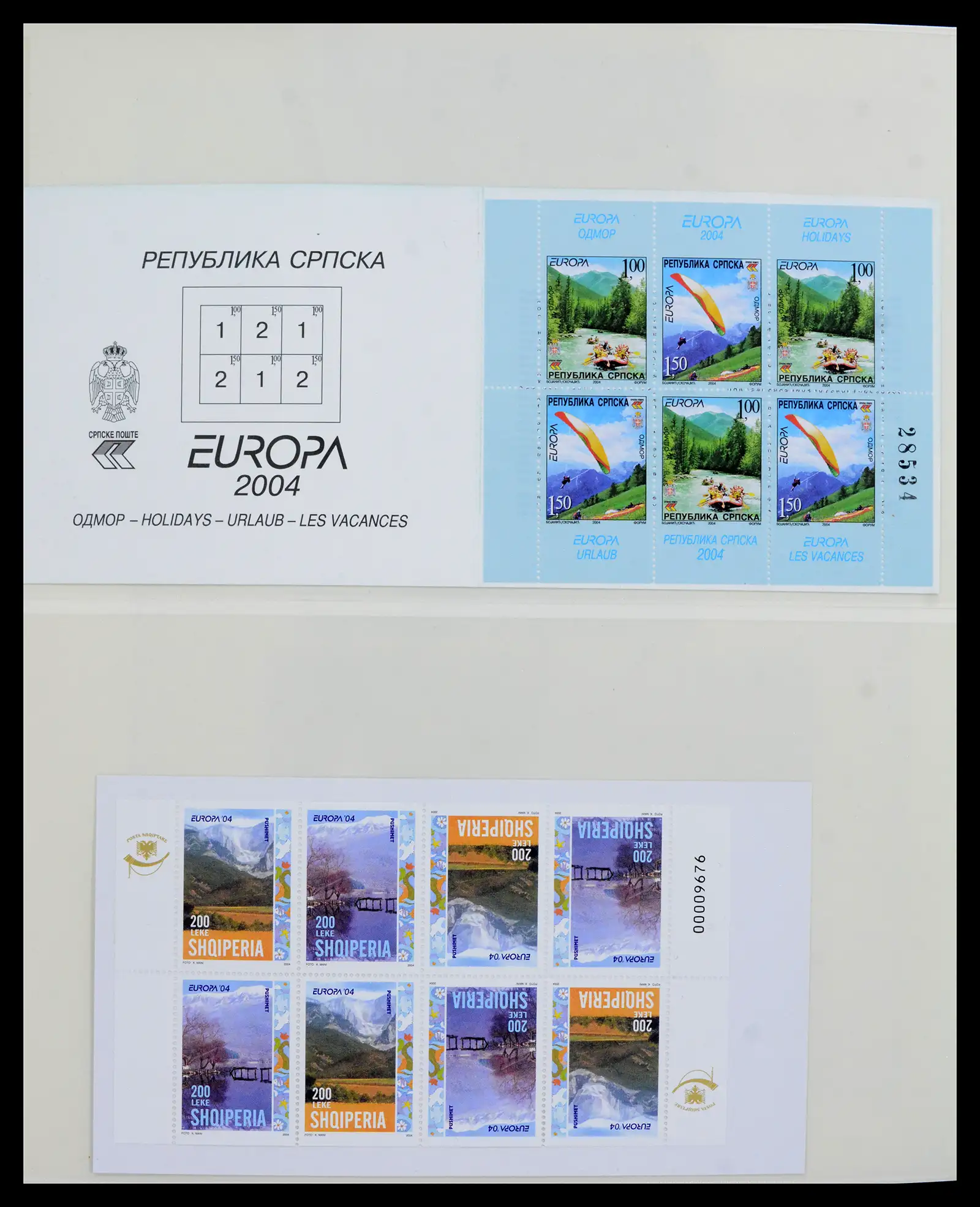 42222 0045 - Postzegelverzameling 42222 Europa CEPT 1982-2016.
